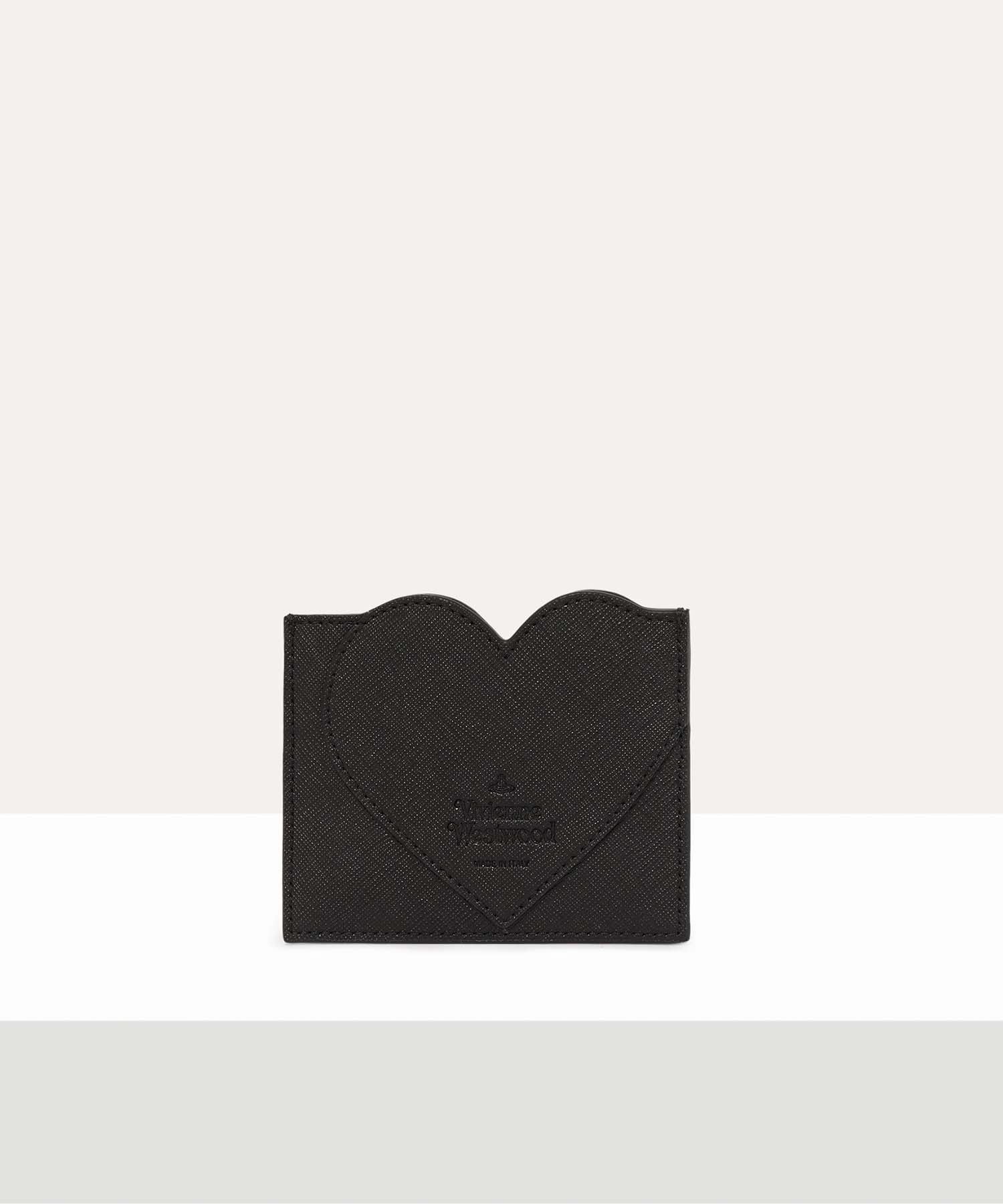 SAFFIANO PLAIN HEART カードケース