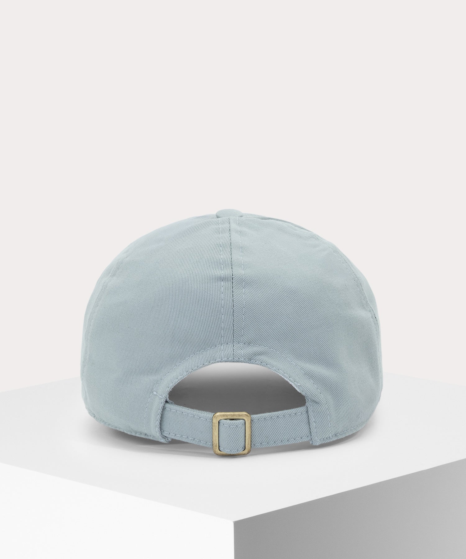 COTTON TWILL PLAIN BASEBALL キャップ(ブルー)（メンズ