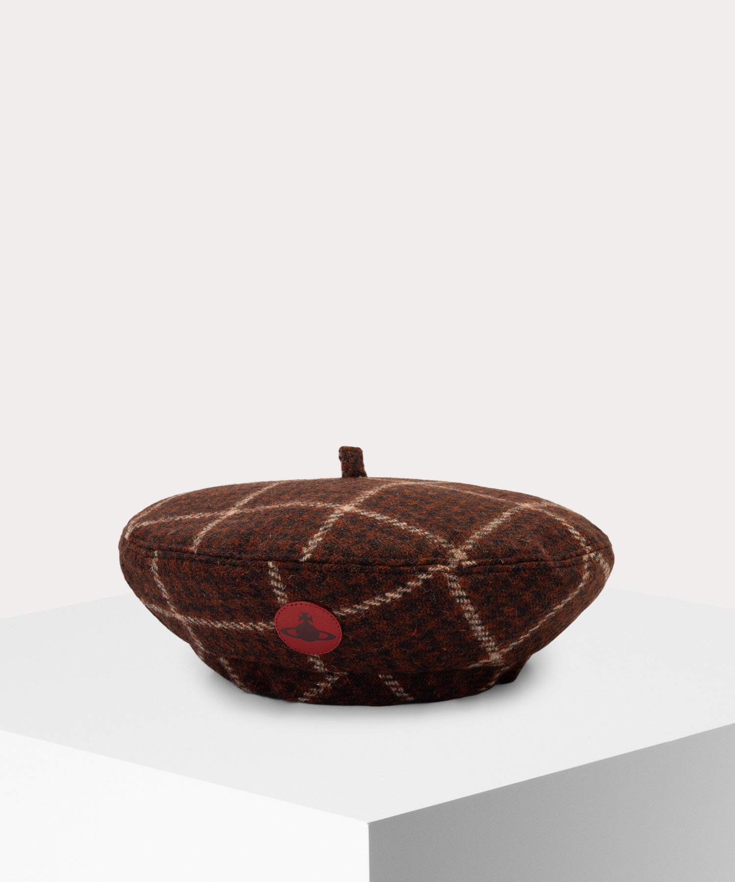 HARRIS TWEED CHECK ベレー