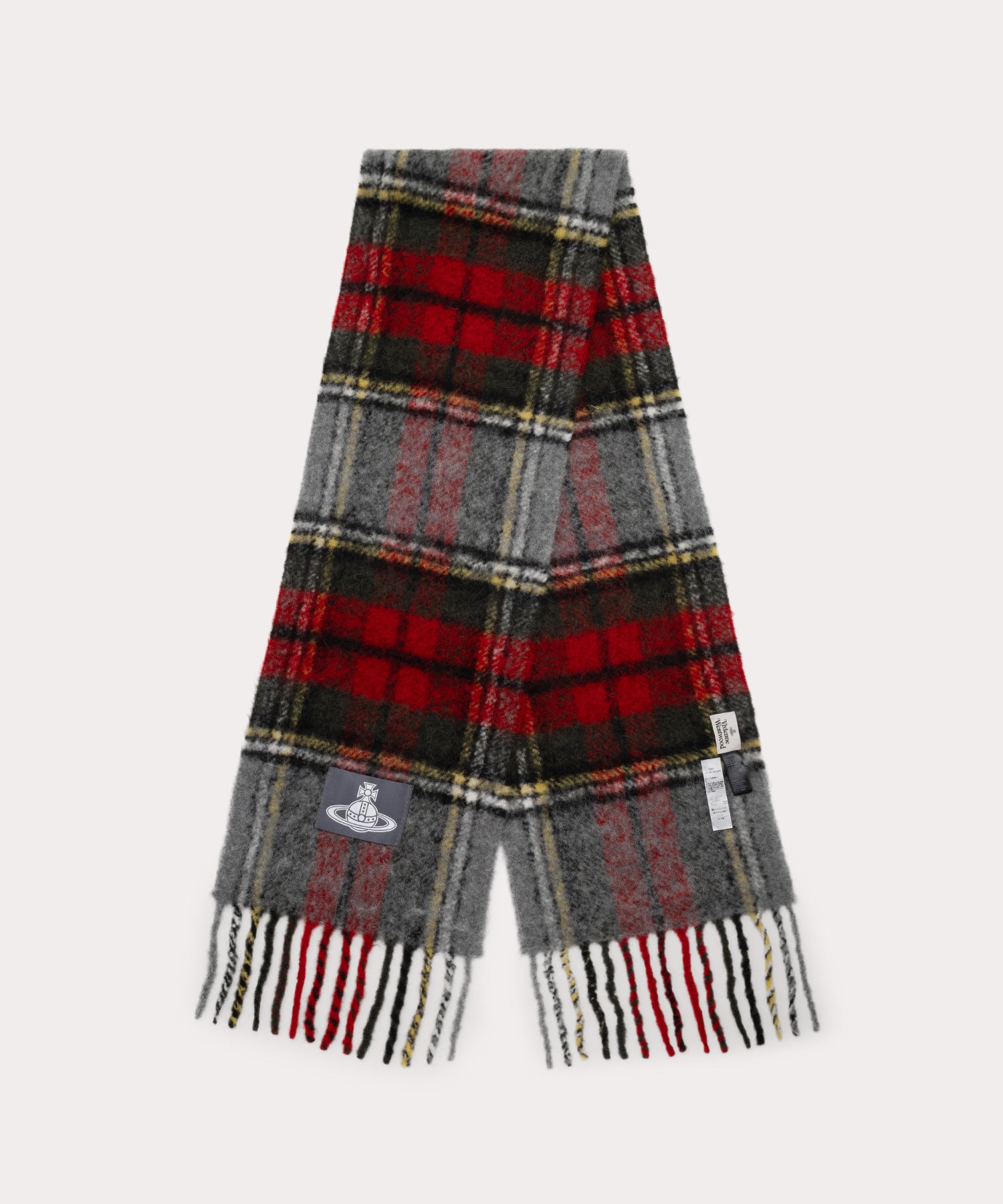 CHUNKY TARTAN マフラー(レッド系)（メンズ）（1244952029）｜ストール