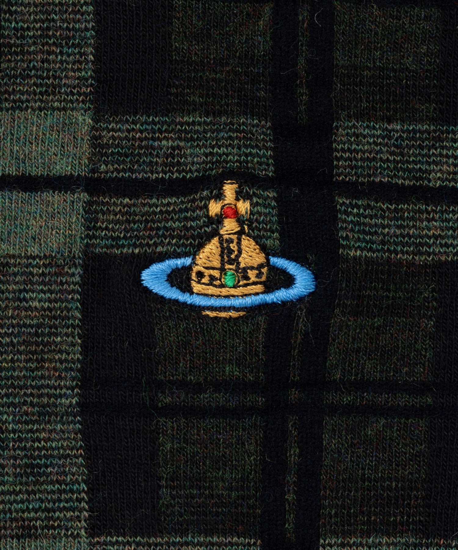 MOONSHINE TARTAN オーバーニーソックス(グリーン)（メンズ