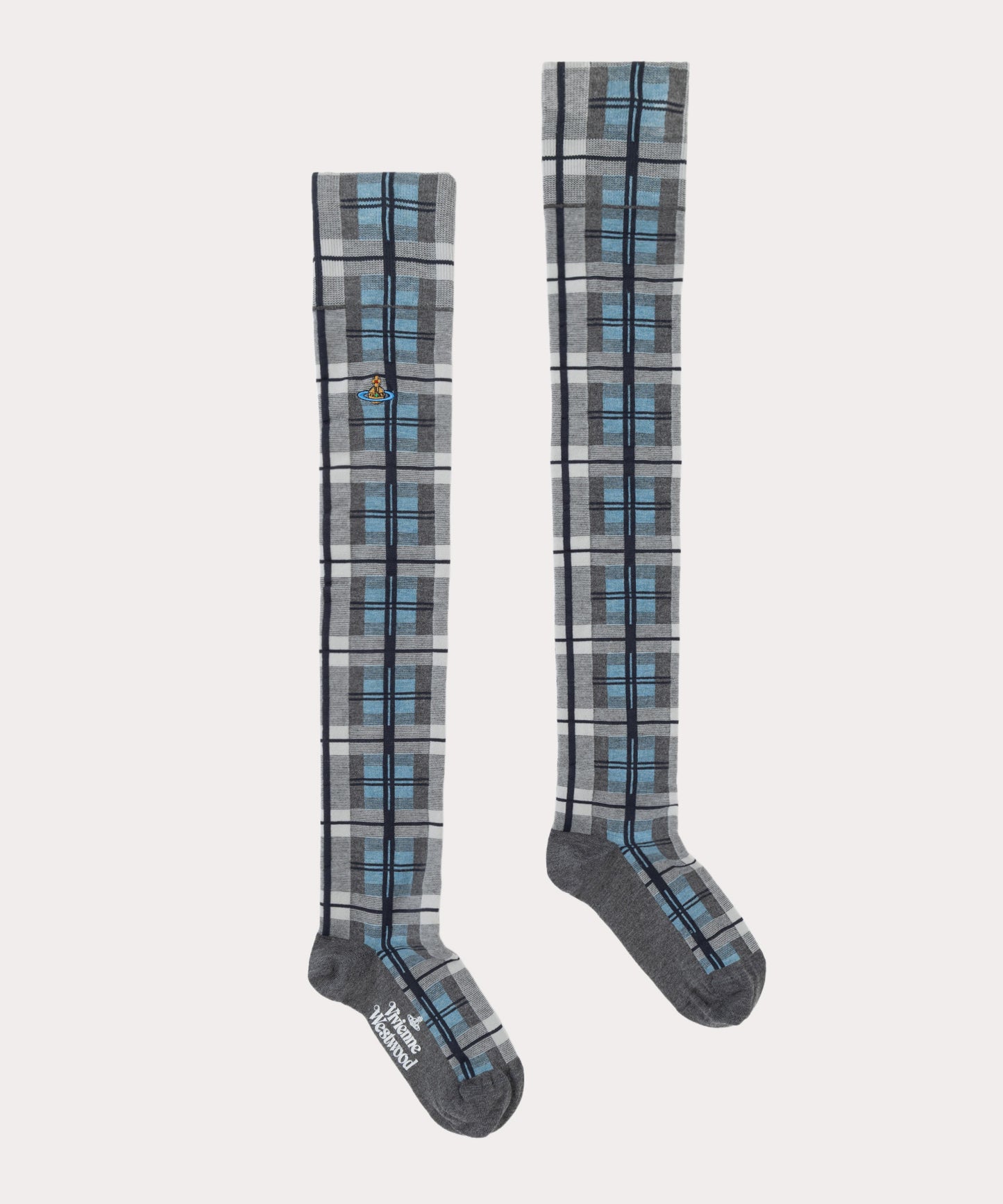 MOONSHINE TARTAN オーバーニーソックス