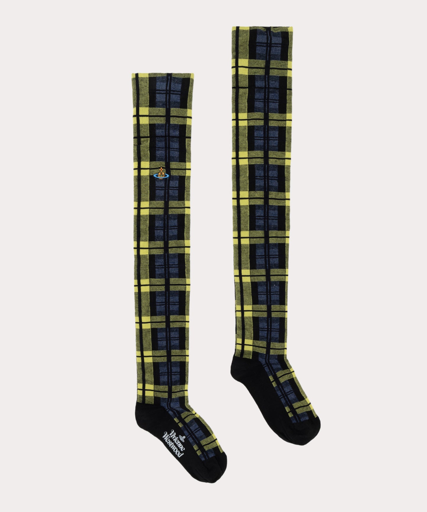 MOONSHINE TARTAN オーバーニーソックス