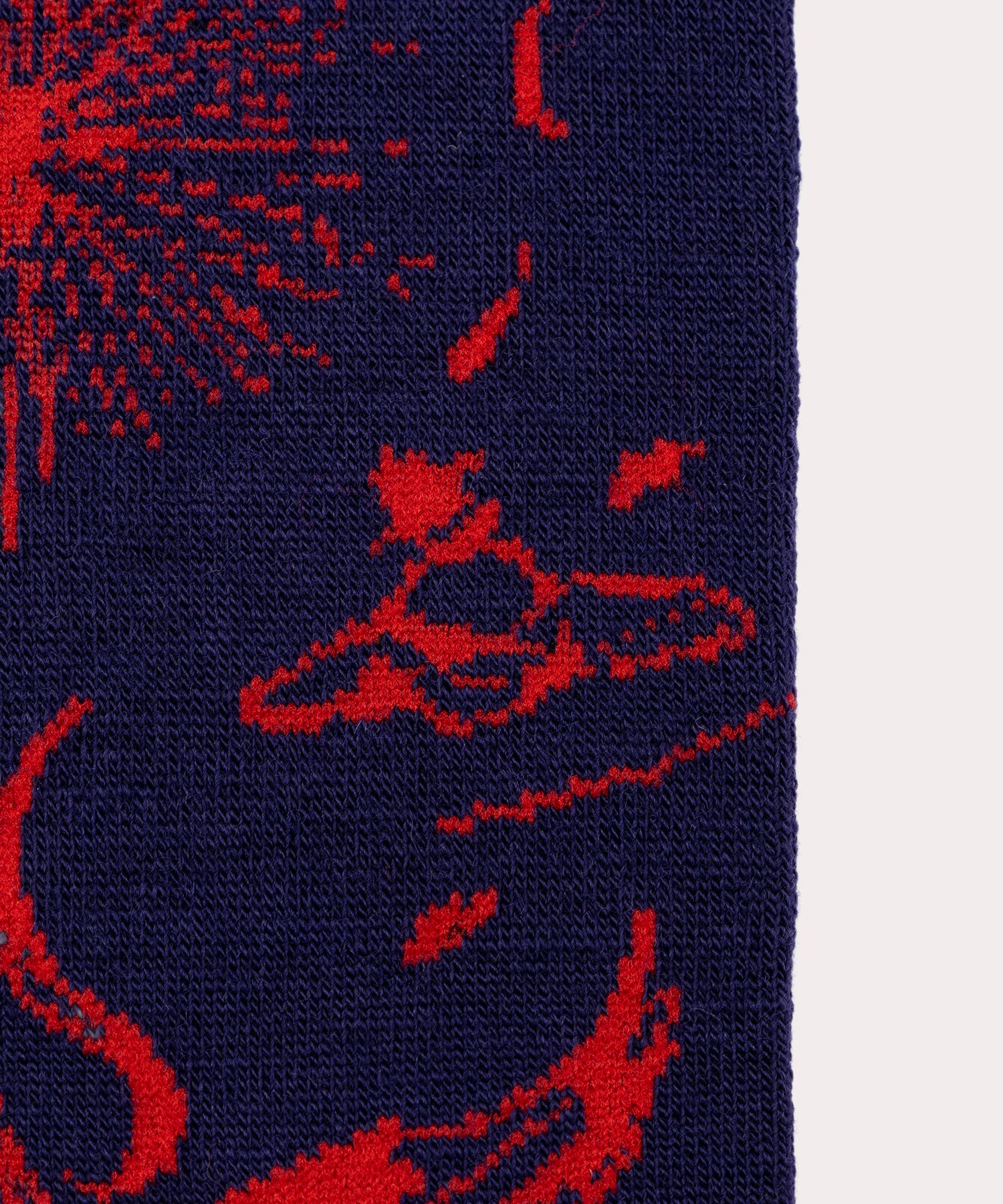 CHECKBOARD クルーソックス(ブルー)（メンズ）（1245952006