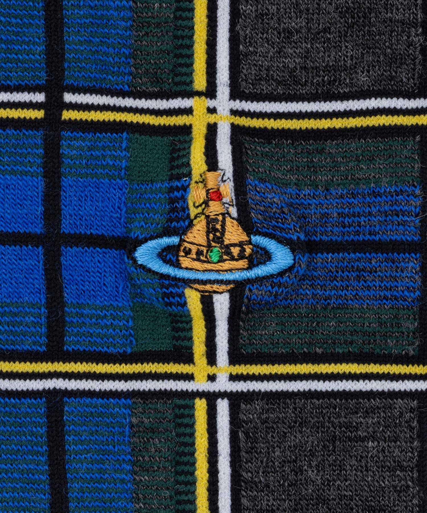 TARTAN クルーソックス(ブルー)（メンズ）（1245952008