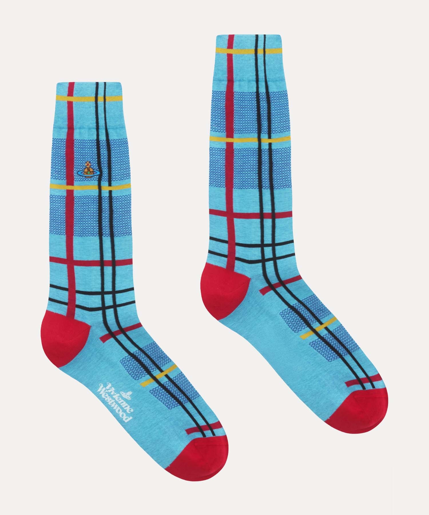 TARTAN クルーソックス(ブルー系)（メンズ）（1245961005）｜ソックス