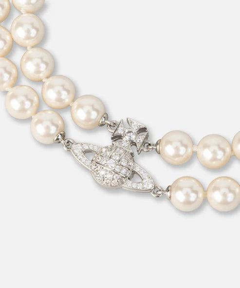 すぐ届く【Vivienne Westwood】GRAZIELLA PEARL チョーカー GRAZIELLA PEARL チョーカー(シルバー)(レディース