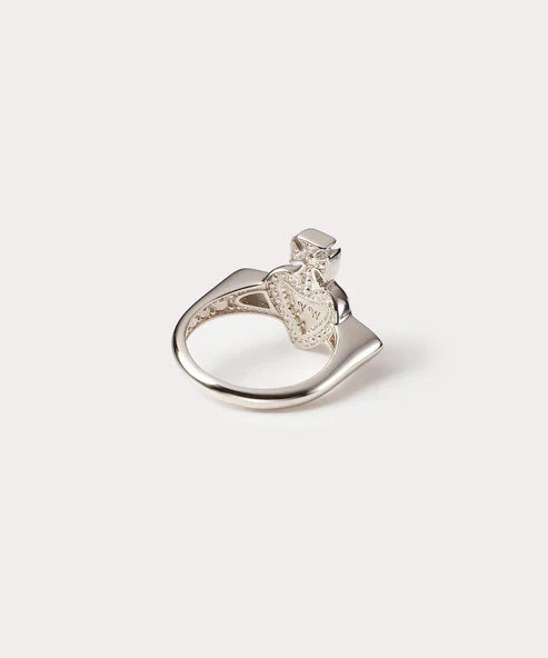 NEW DIAMANTE HEART リング(シルバー)（メンズ）（1250961041