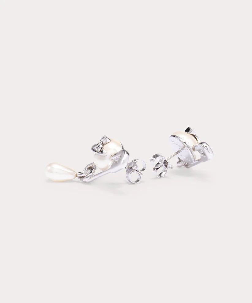 ◆Vivienne Westwood◆CLAUDE 安全ピン ピアス CLAUDE SMALL STUD ピアス(シルバー)（レディース）（1250951248