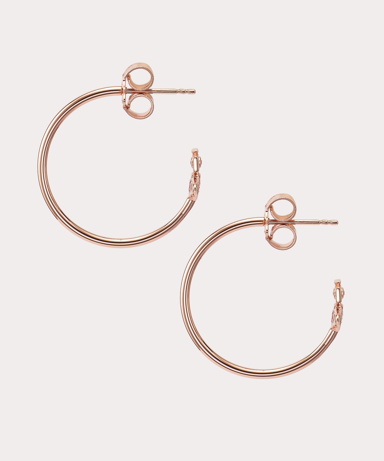 HEATHER HOOP ピアス(ピンクゴールド)（レディース