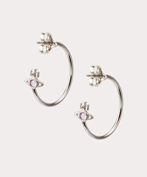 vivianwestwood ピアス HEATHER HOOP ピアス(パープル系)（メンズ）（1250952095
