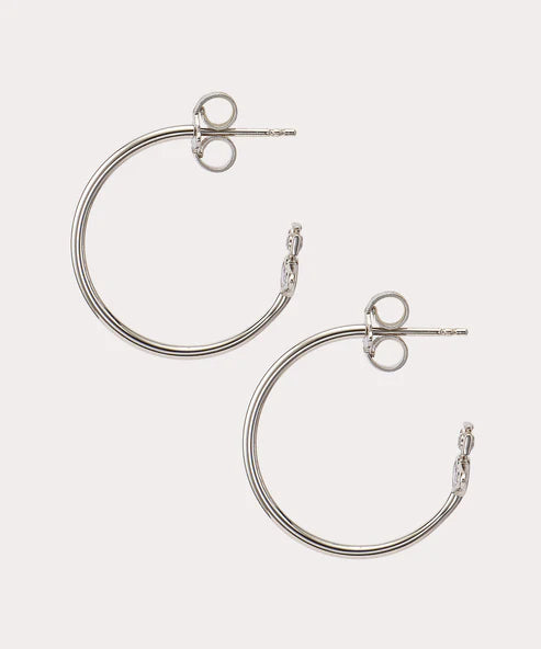 ◆Vivienne Westwood◆HEATHER フープ ピアス HEATHER HOOP ピアス(パープル系)（メンズ）（1250952095