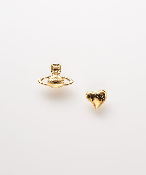 新作☆vivienne westwood☆ハート透かしGIUSEPPAオーブピアス・L