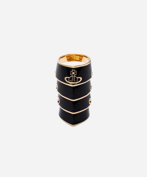 Vivienne Westwood Ring Size 6.5-7 ARTEMIS Armor White Gold