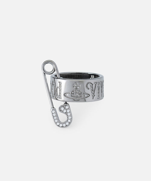 ★vivienne westwood★LEICESTER ドミノ ロゴ リング Vivienne Westwood ヴィヴィアンウエストウッド リング 指輪