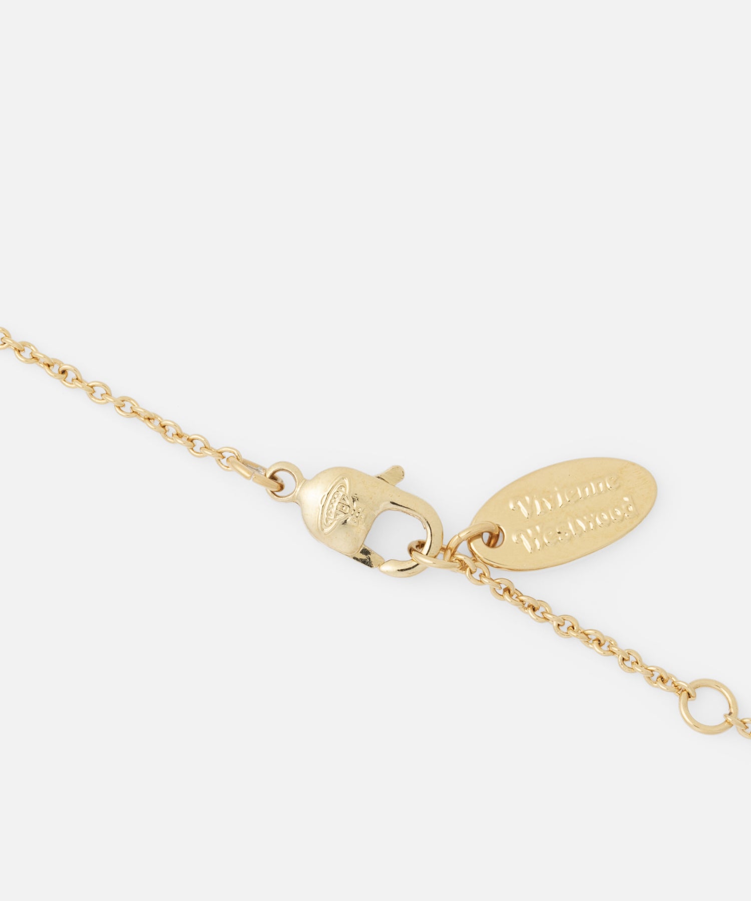Vivienne Westwood 正規品/関税込 RIBBON BAS RELIEF ネックレス RIBBON BAS RELIEF ネックレス(ブルー系)（レディース