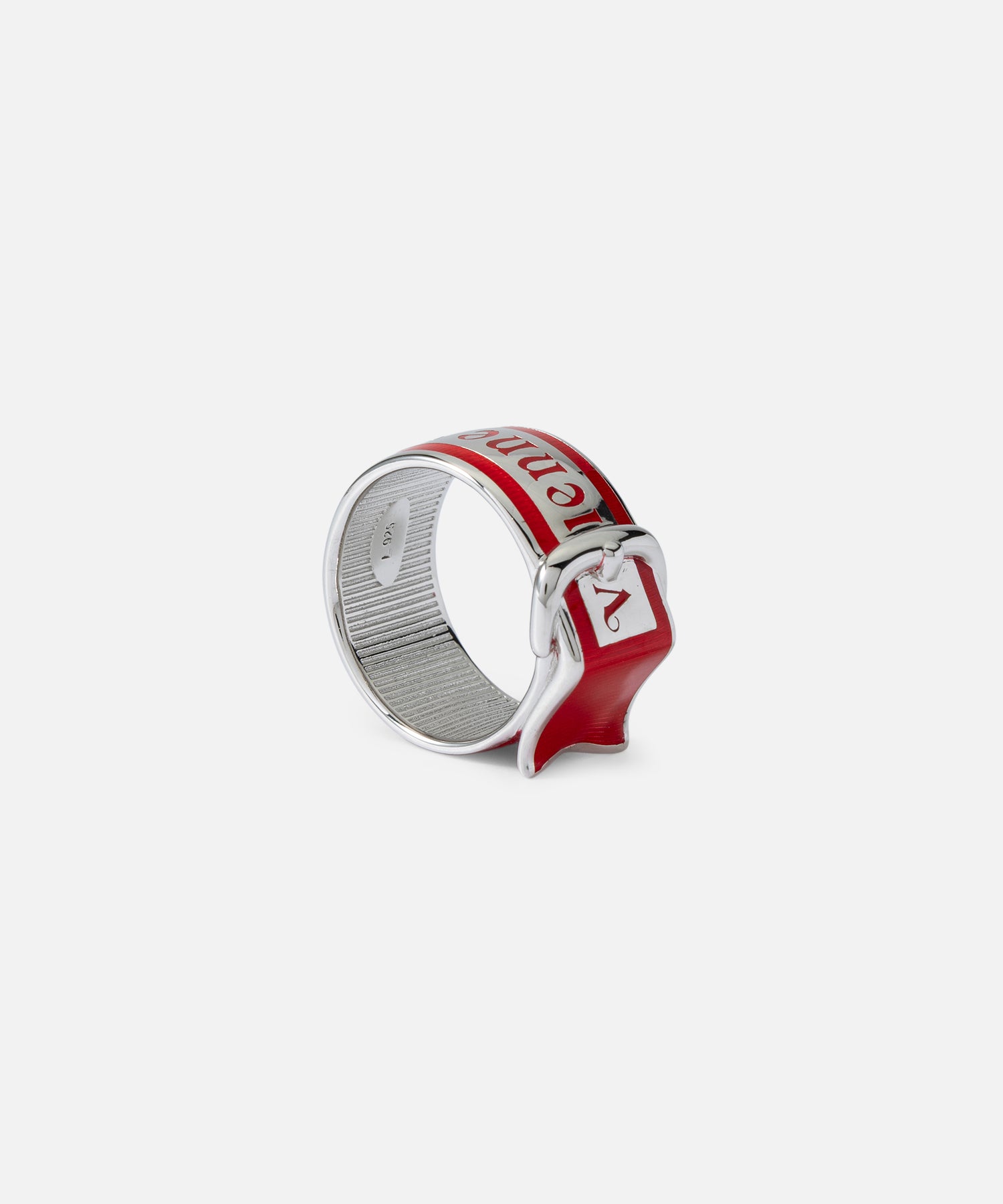 vivienne westwood 初代エナメルボタンリング レッド ENAMEL BELT リング(レッド系)（メンズ）（1250952340）｜アクセサリー