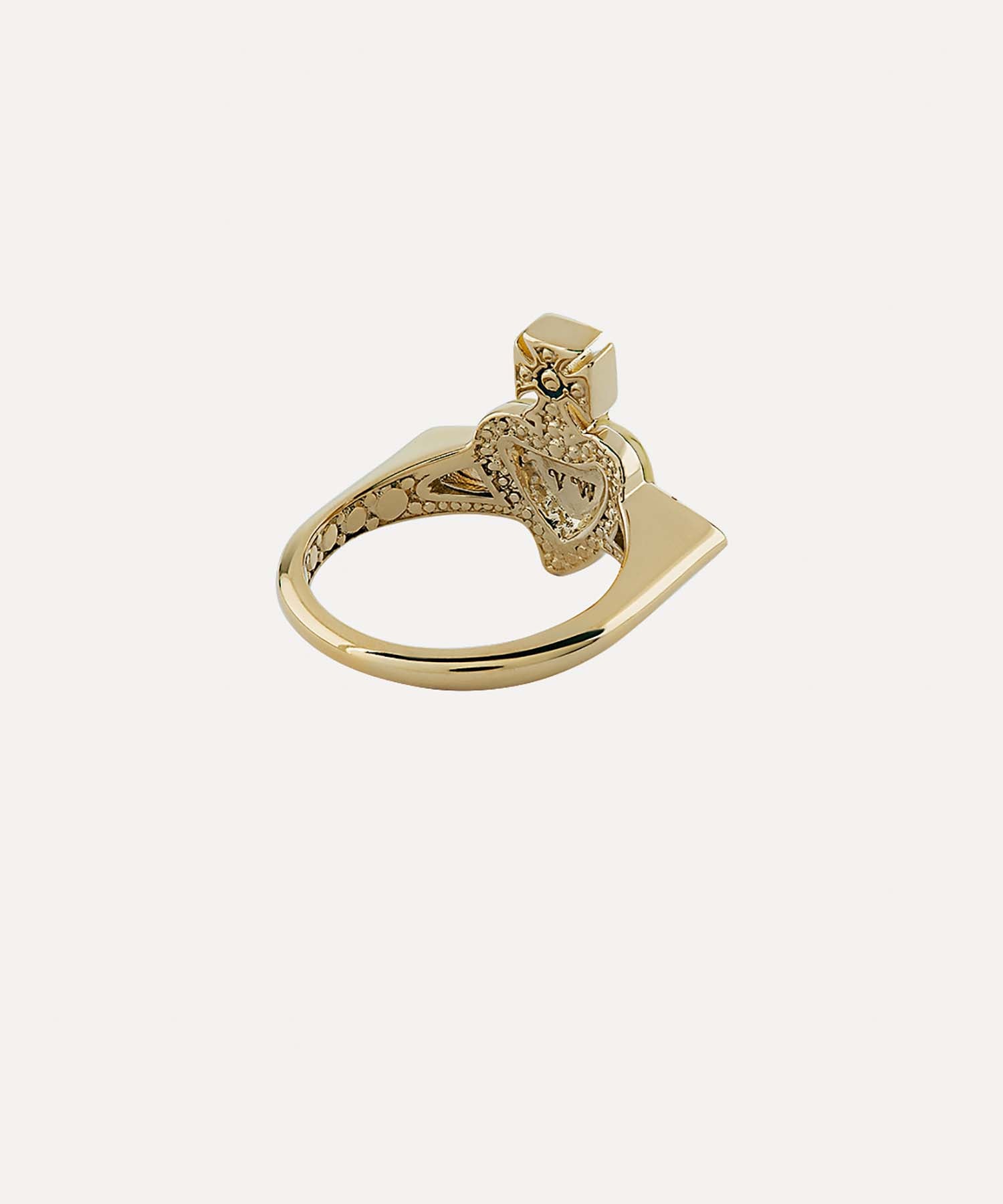 NEW DIAMANTE HEART リング(ゴールド系)（メンズ）（1250961041