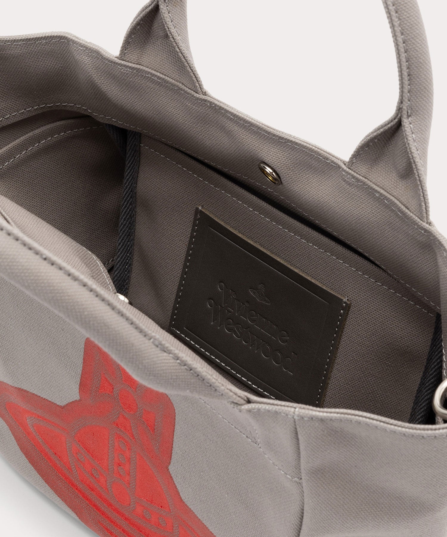 CANVAS RUBBER ORBトートバッグS(ライトグレー)（レディース