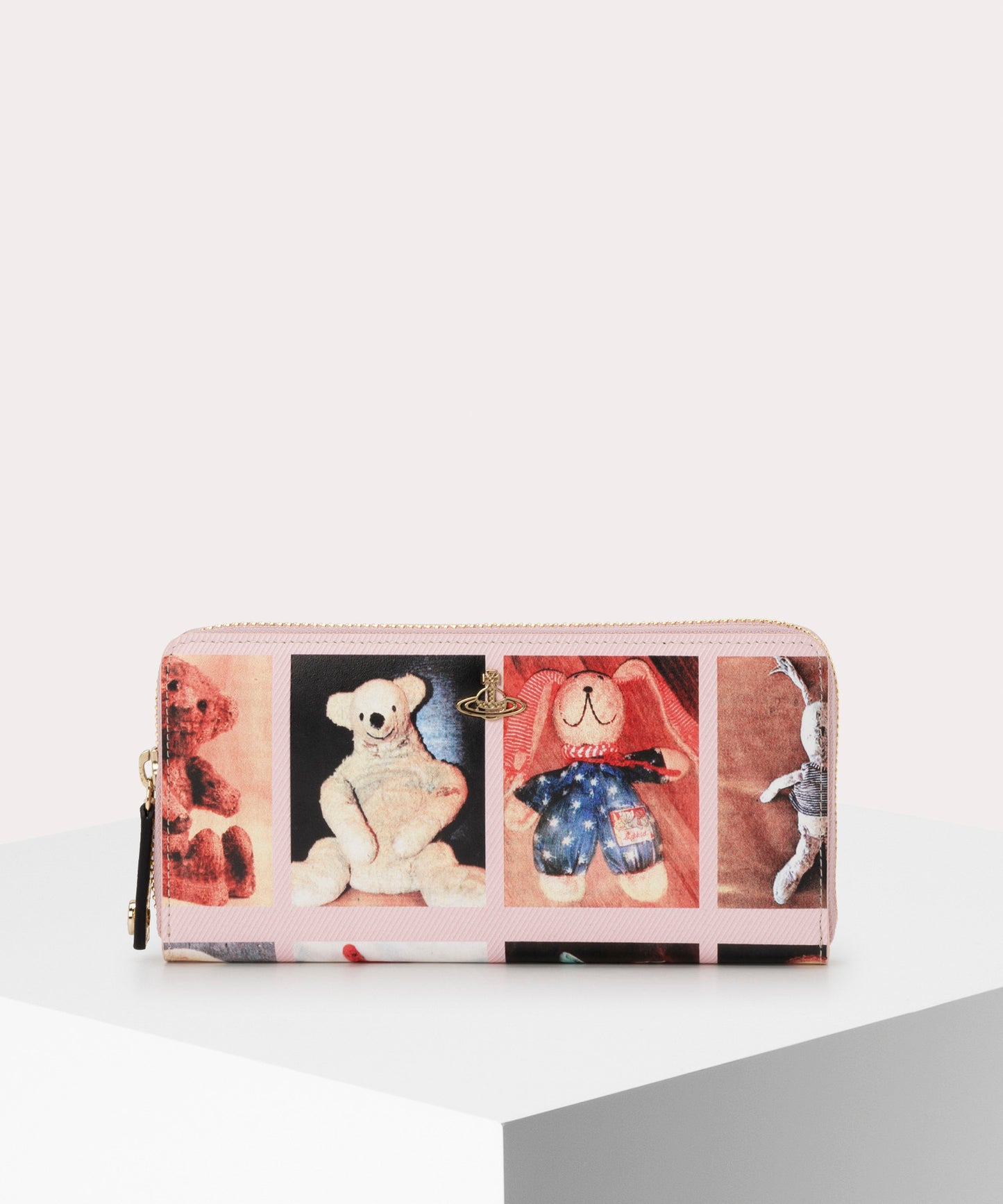 LEATHER TEDDIES ラウンドファスナー長財布