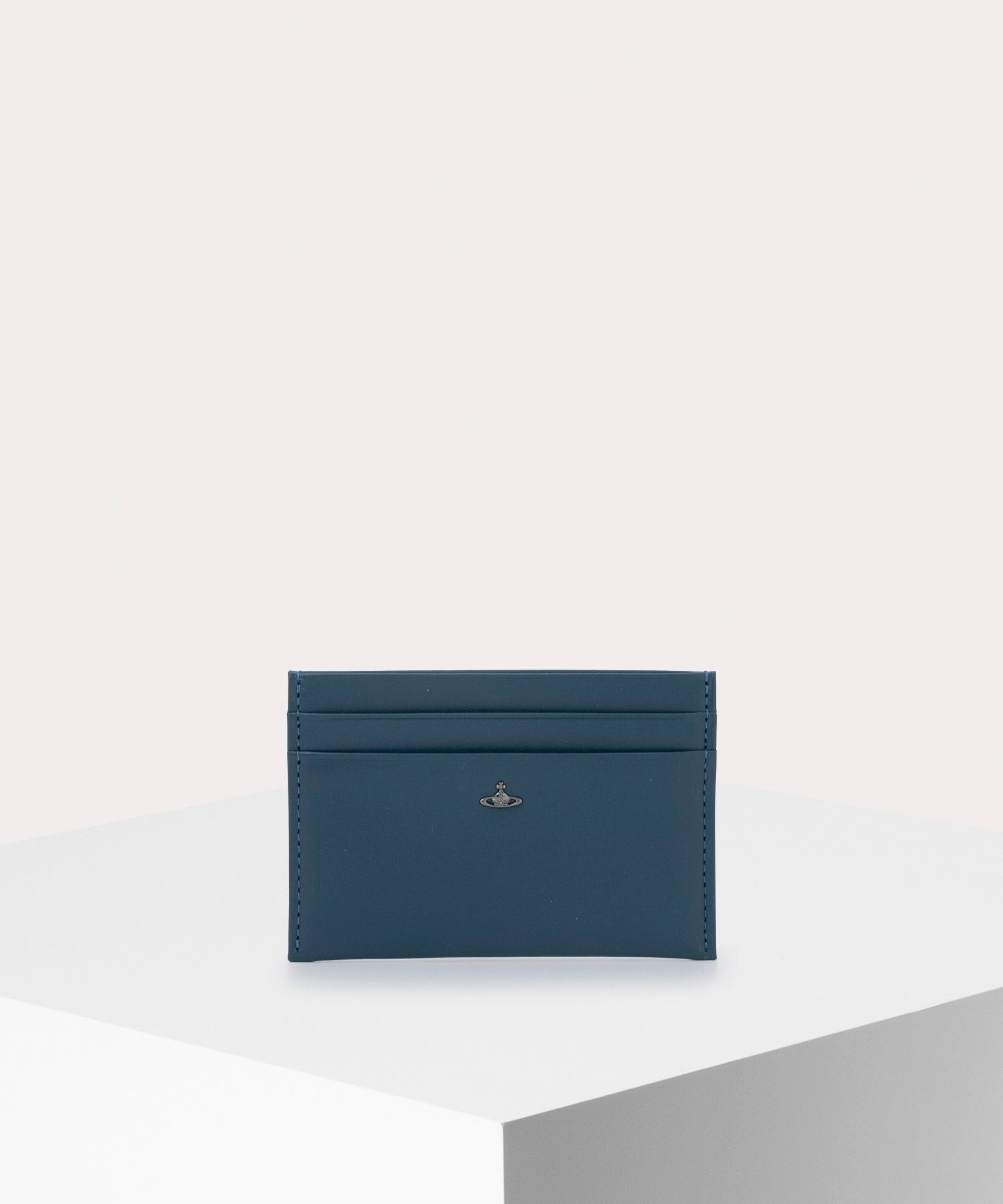SMOOTH LEATHER カードケース(ブルー系)（レディース