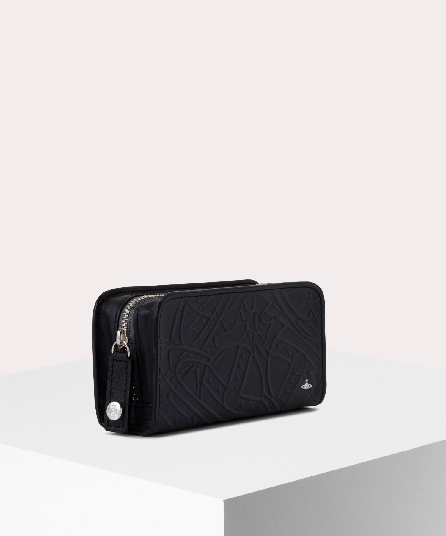 Vivienne Westwood ブラックレザーポーチ vivian westwood ポーチ 黒 ブラック Vivienne Westwood 黒 ポーチ