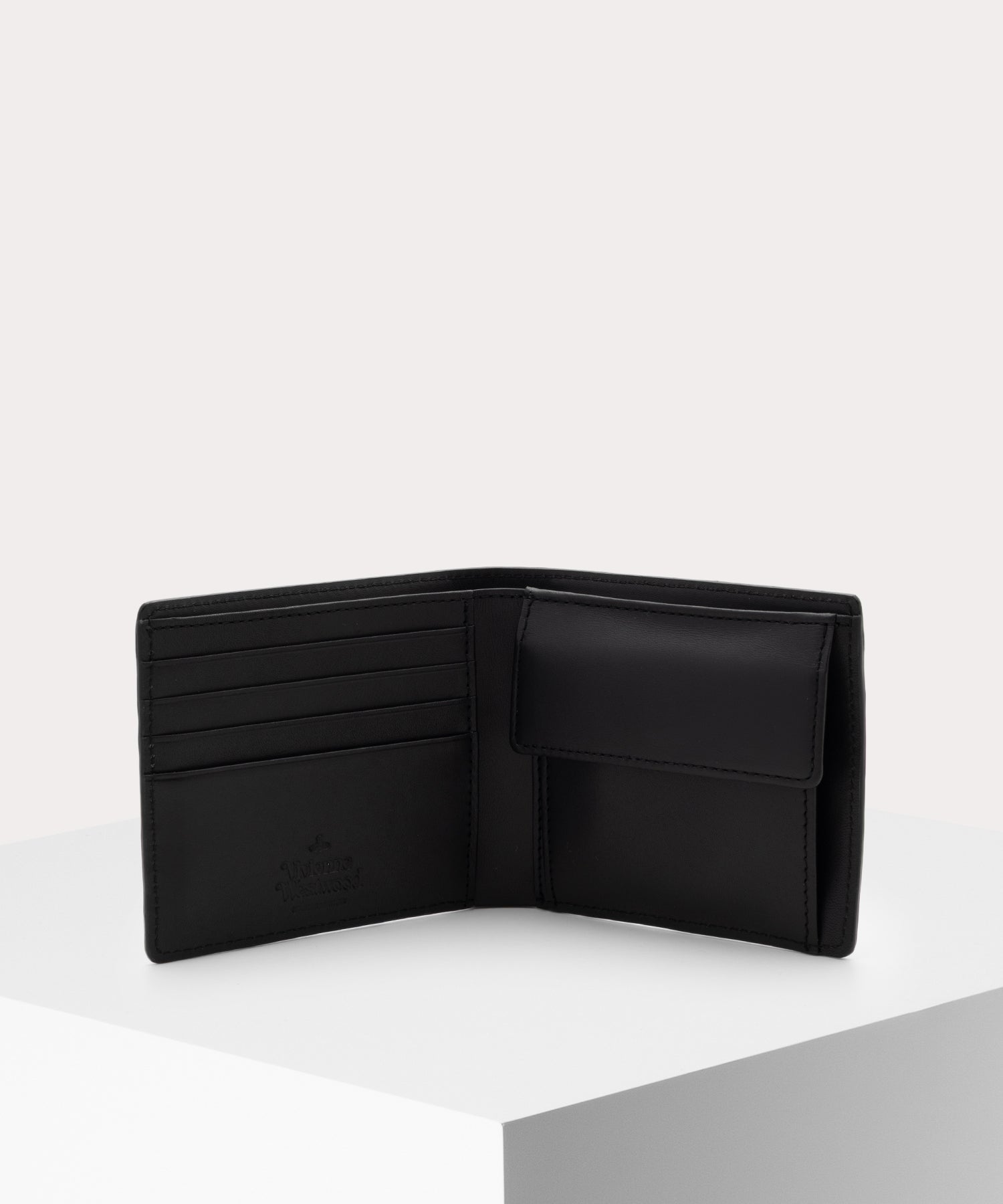 TANGLED ORB LEATHER 二つ折り財布(ブラック)（メンズ）（1320961049