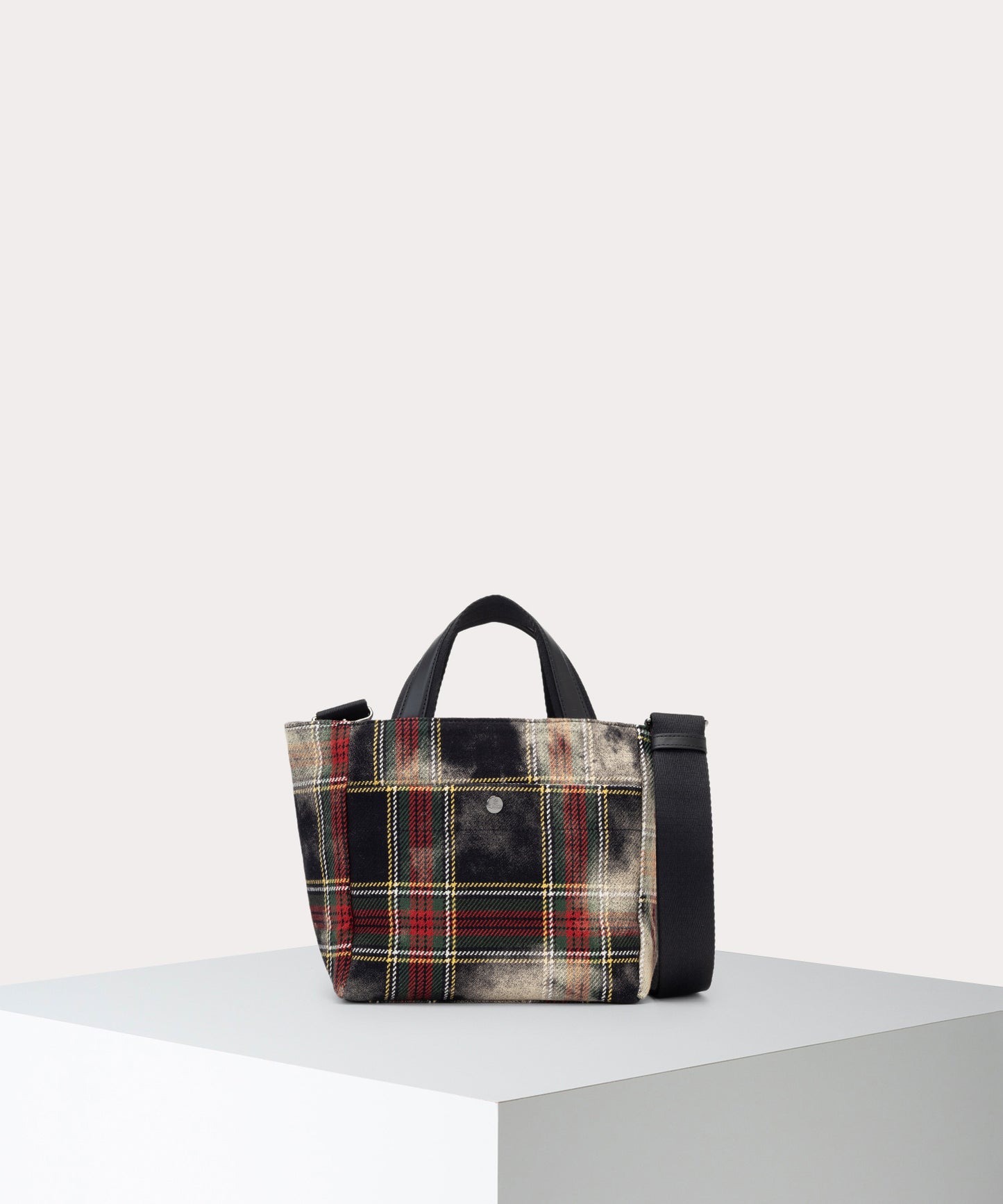 BLEACHED TARTAN HENRY トートバッグS