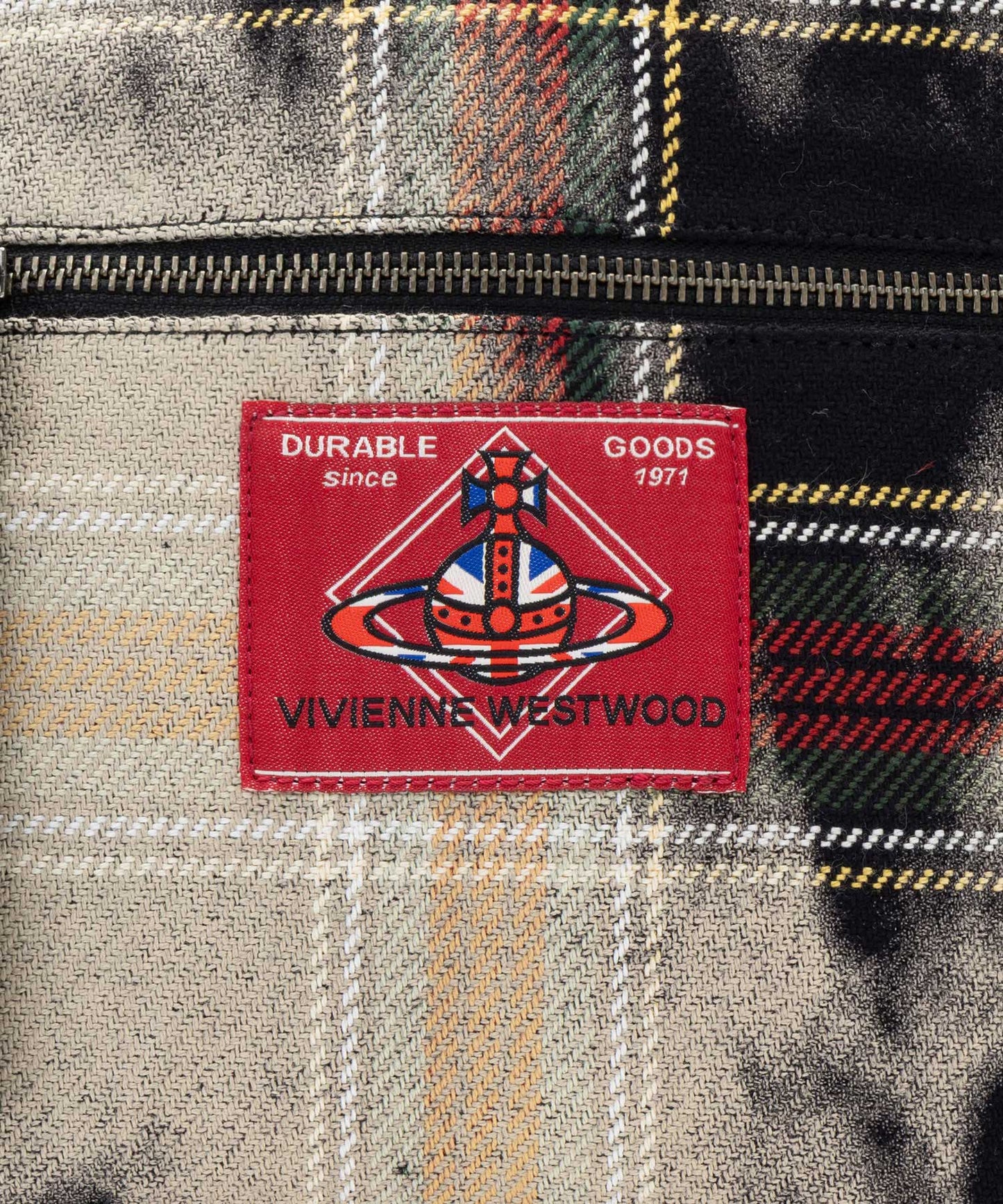 BLEACHED TARTAN HENRY トートバッグS