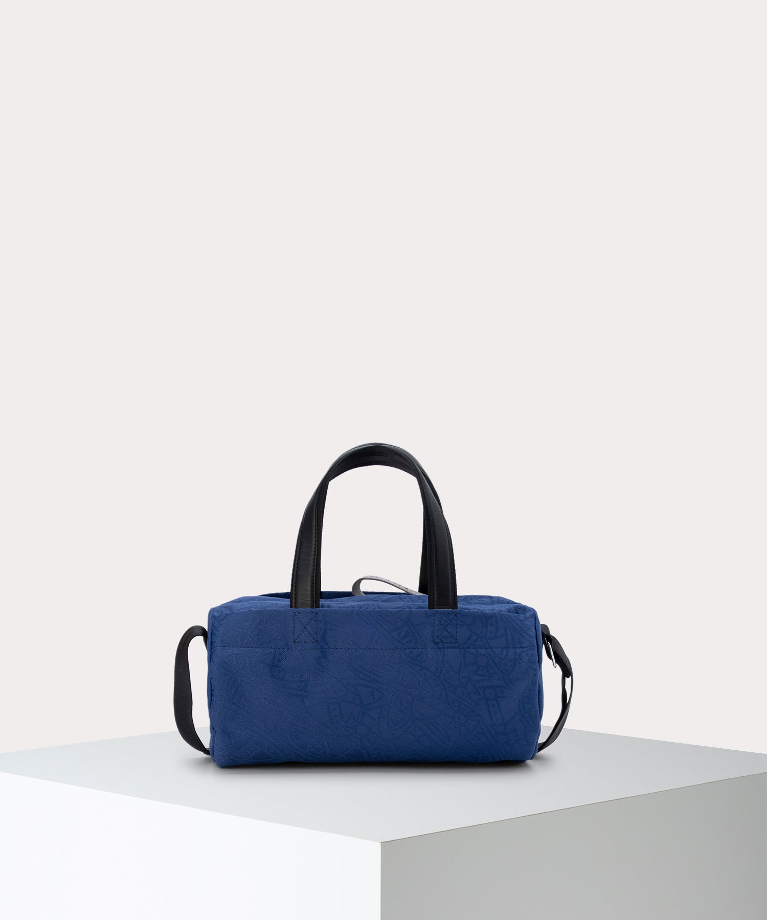 TANGLED ORB JACQUARD CYLINDER ショルダーバッグ(ブルー)（メンズ