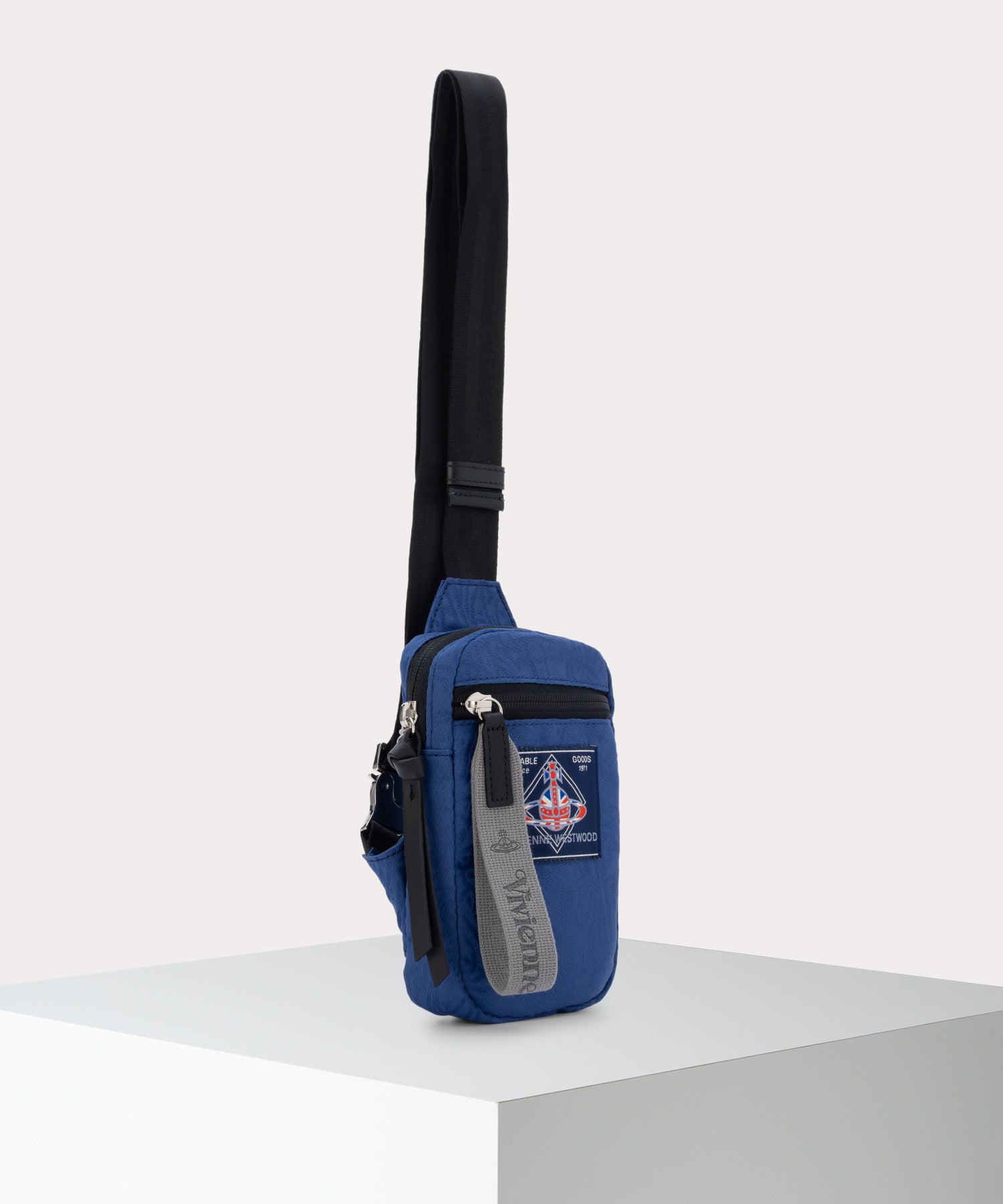 TANGLED ORB JACQUARD MINI ショルダーバッグ(ブルー)（メンズ