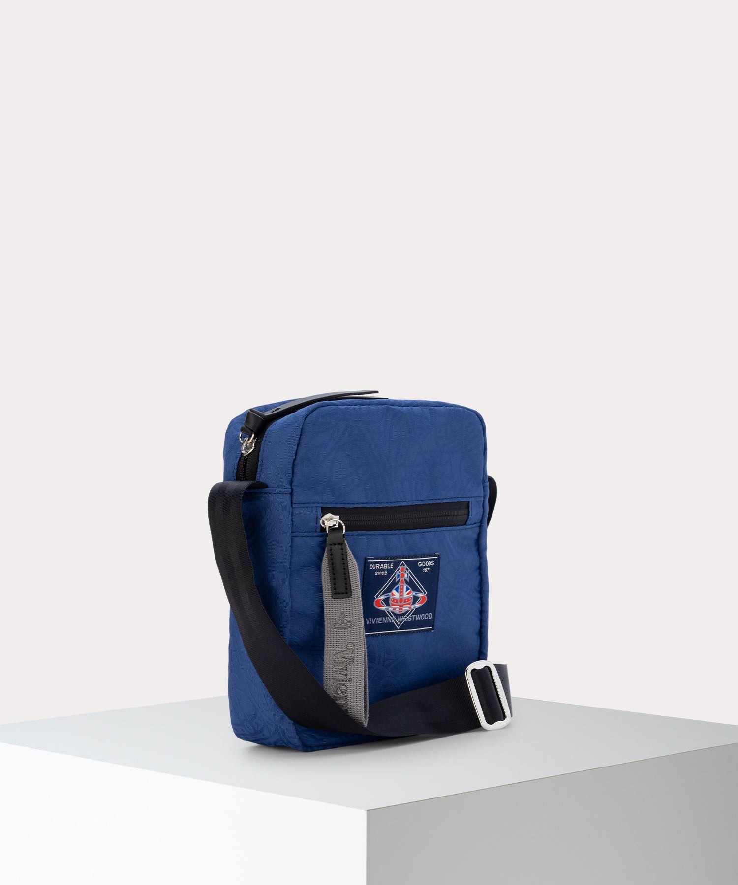 TANGLED ORB JACQUARD ショルダーバッグ(ブルー)（メンズ