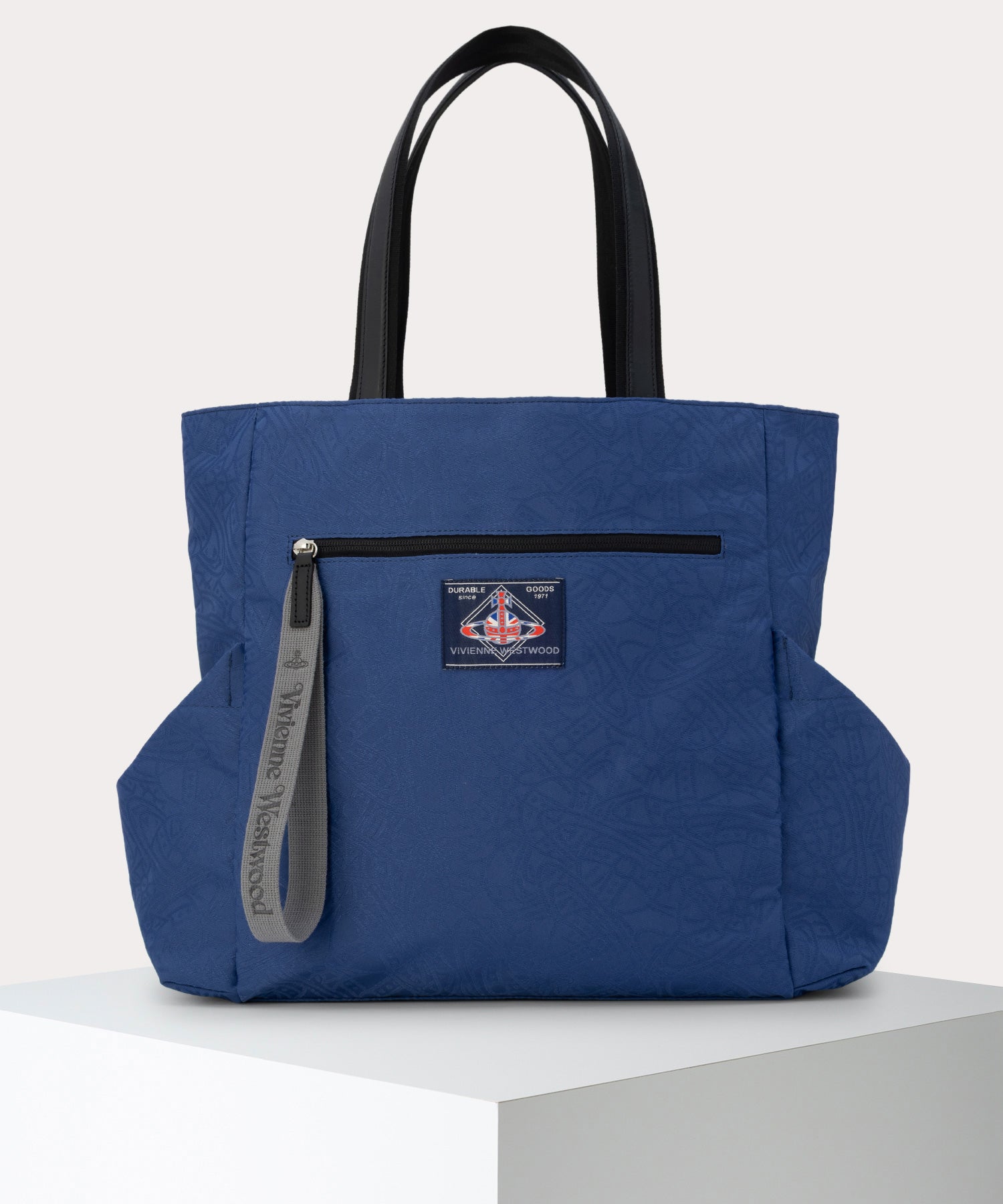 TANGLED ORB JACQUARD トートバッグM(ブルー)（メンズ）（1320961024