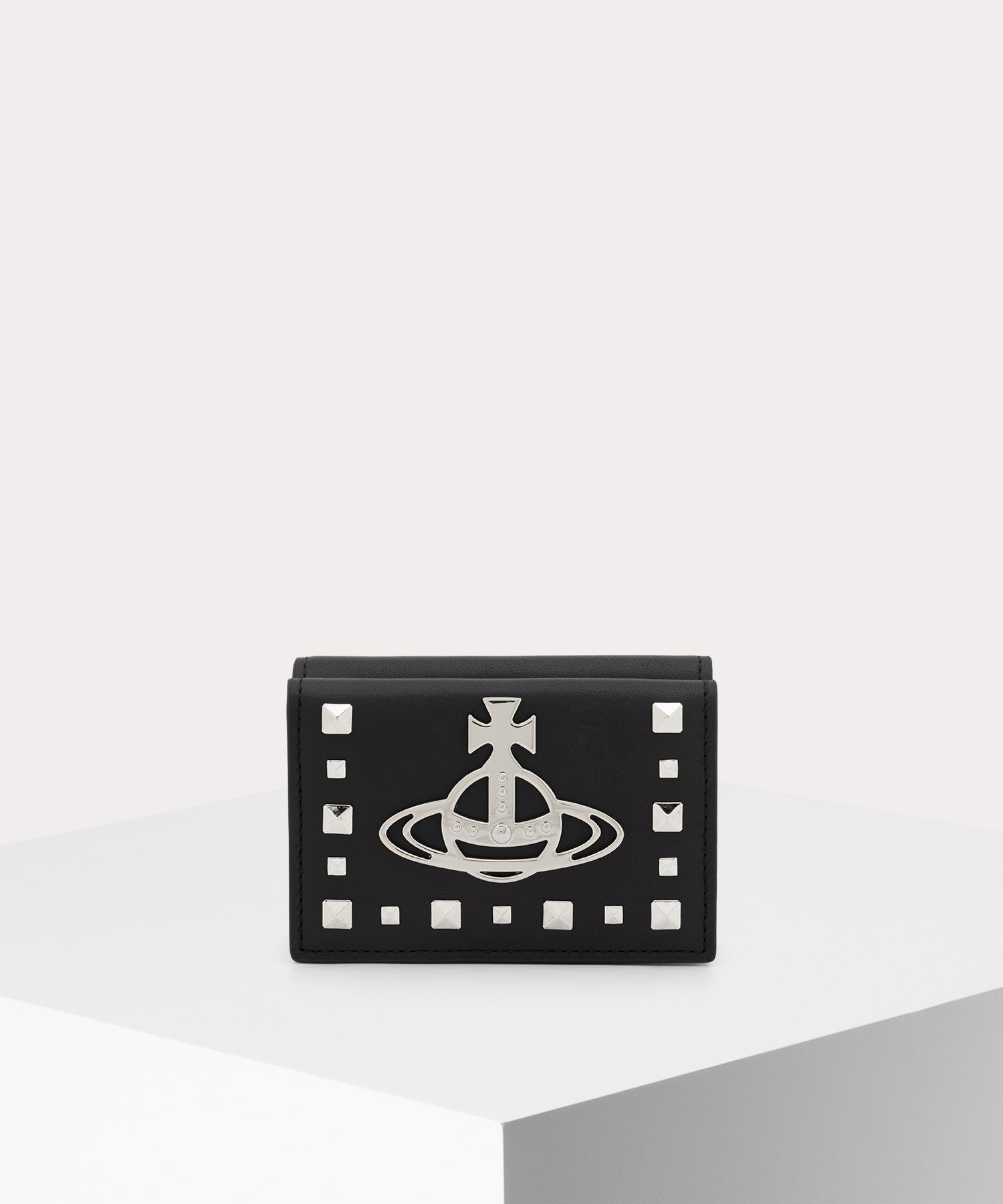 LEATHER STUDS 三つ折り財布