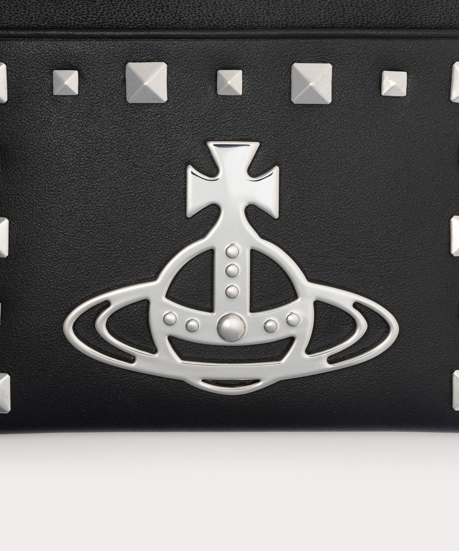 LEATHER STUDS カードケース(ブラック)（メンズ）（1320961047）｜財布