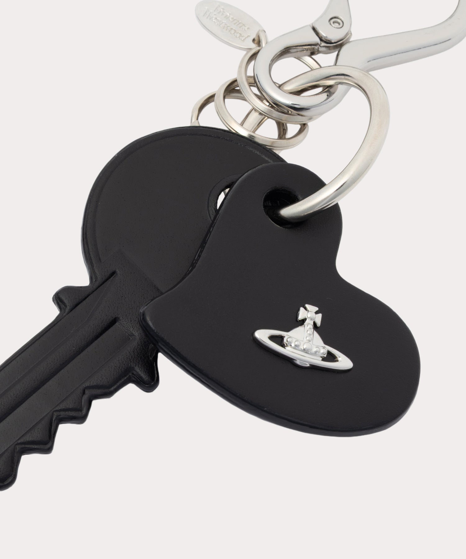 KEY & HEART キーホルダー(ブラック)（メンズ）（1320961056）｜財布