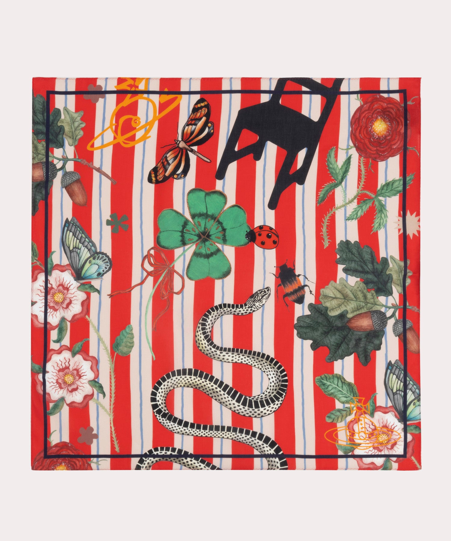 Vivienne Westwood】 TOUCHING LINE ORBS ガーゼハンカチーフ