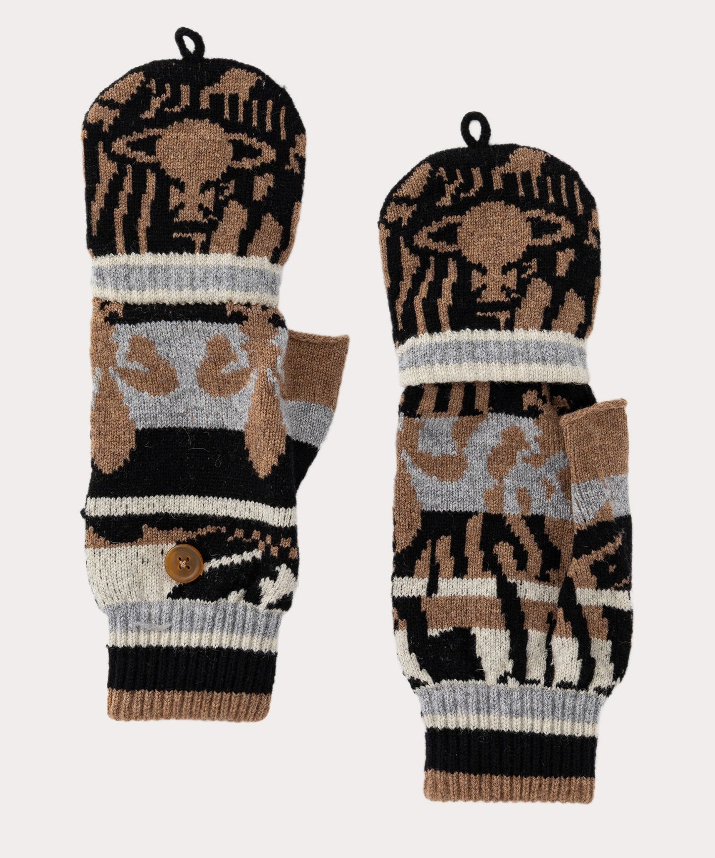 FAIR ISLE フィンガーレスグローブ