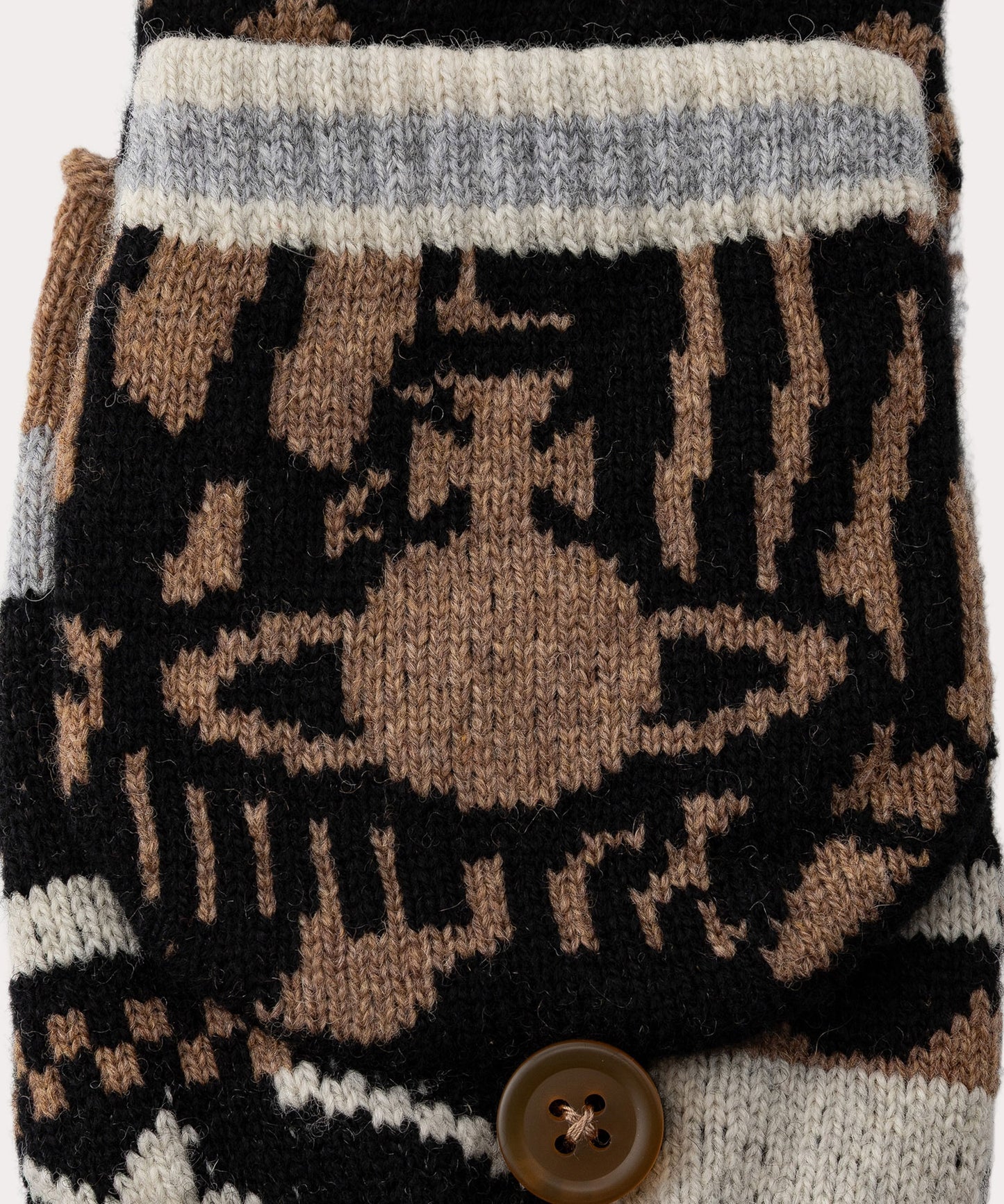 FAIR ISLE フィンガーレスグローブ