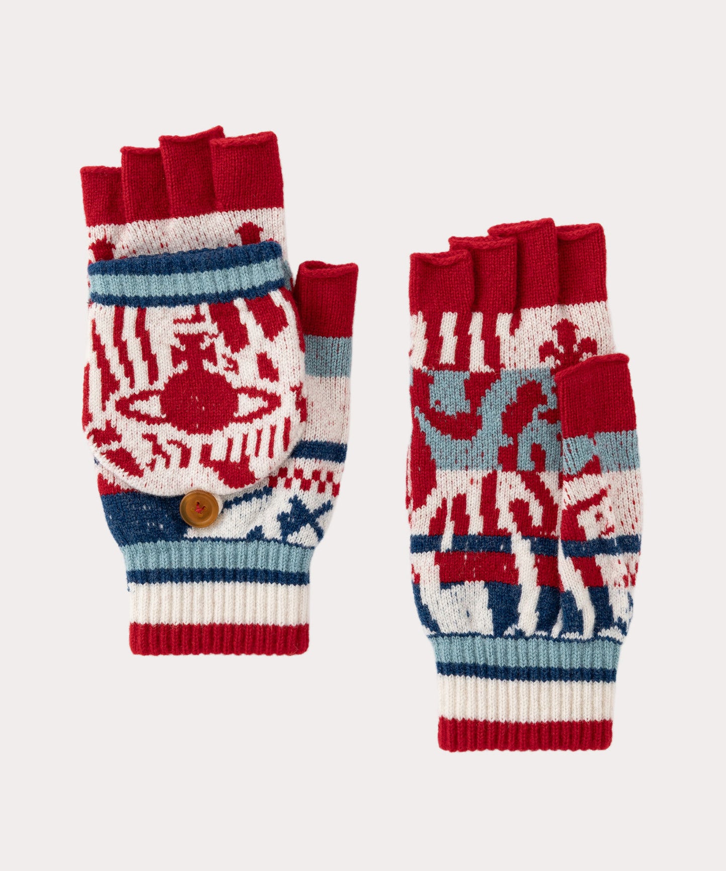 FAIR ISLE フィンガーレスグローブ