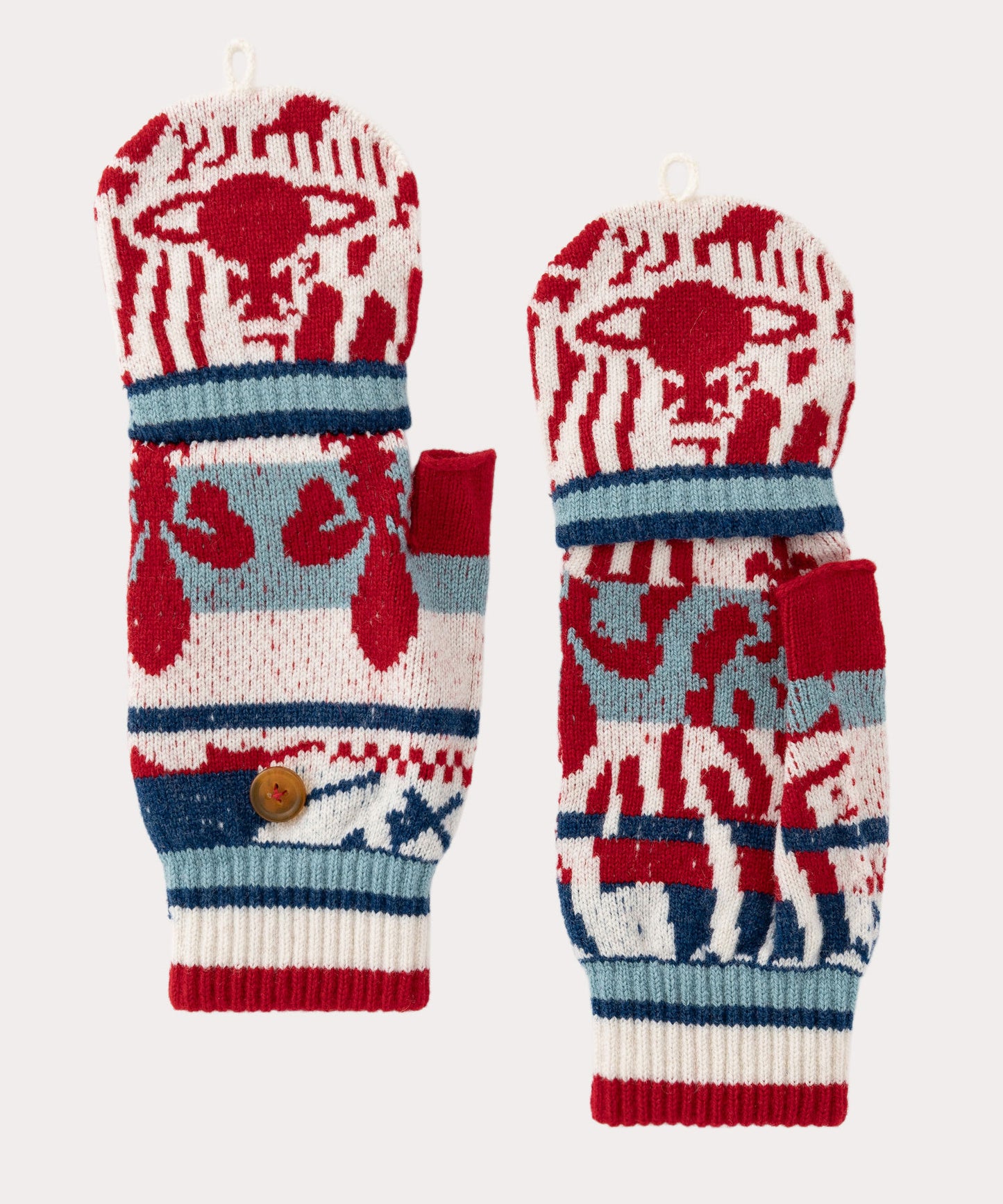 FAIR ISLE フィンガーレスグローブ