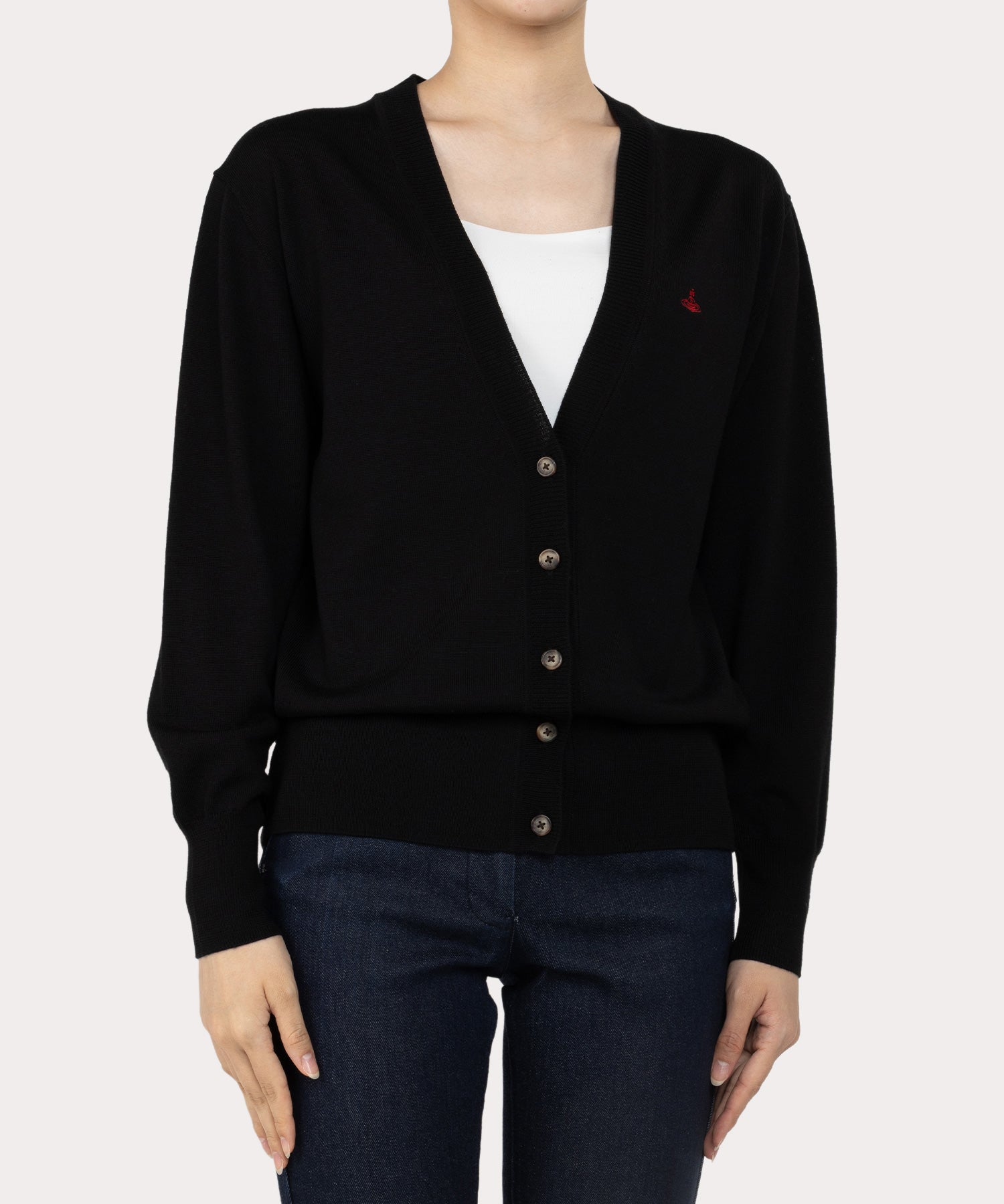【VivienneWestwood】 カーディガン ブラック 黒 5078120050GQ_6932dbd4-3121-