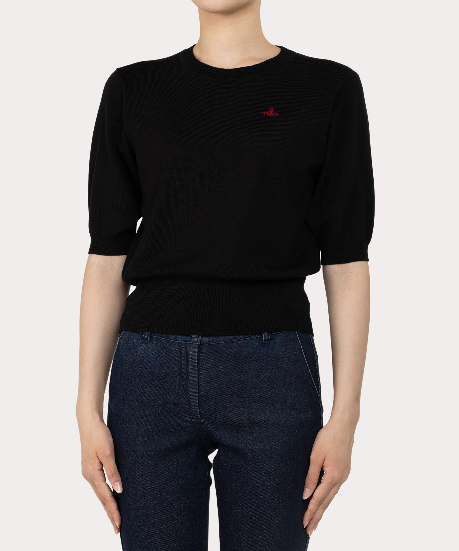 Vivienne Westwood ニット 黒 半袖 Vivienne Westwood ニット 黒 半袖 ニット・セーター