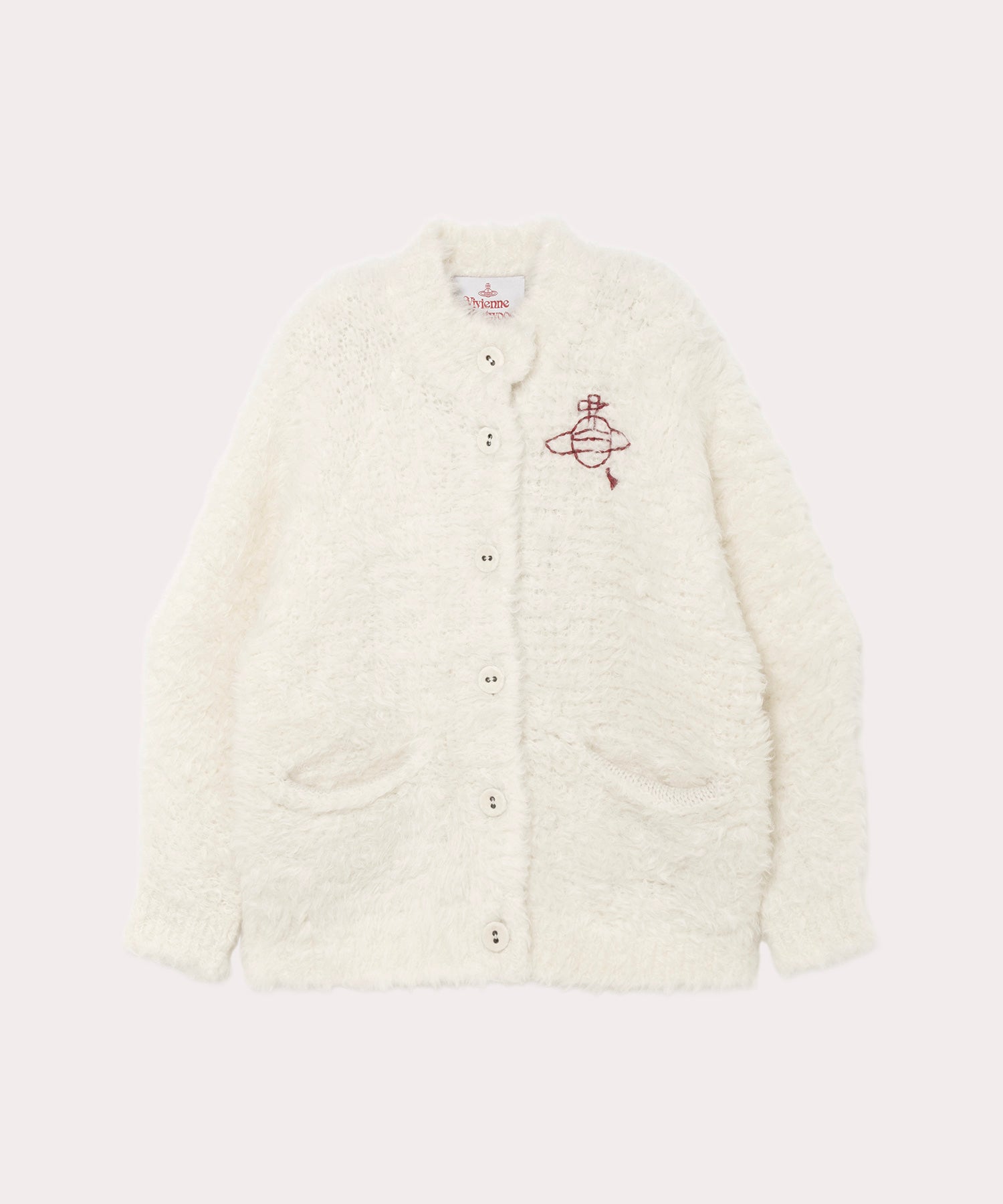 ヴィヴィアンウエストウッド コットン 和紙 変形 カーディガン ニット Vivienne Westwood〉変形ニット(カーディガン)