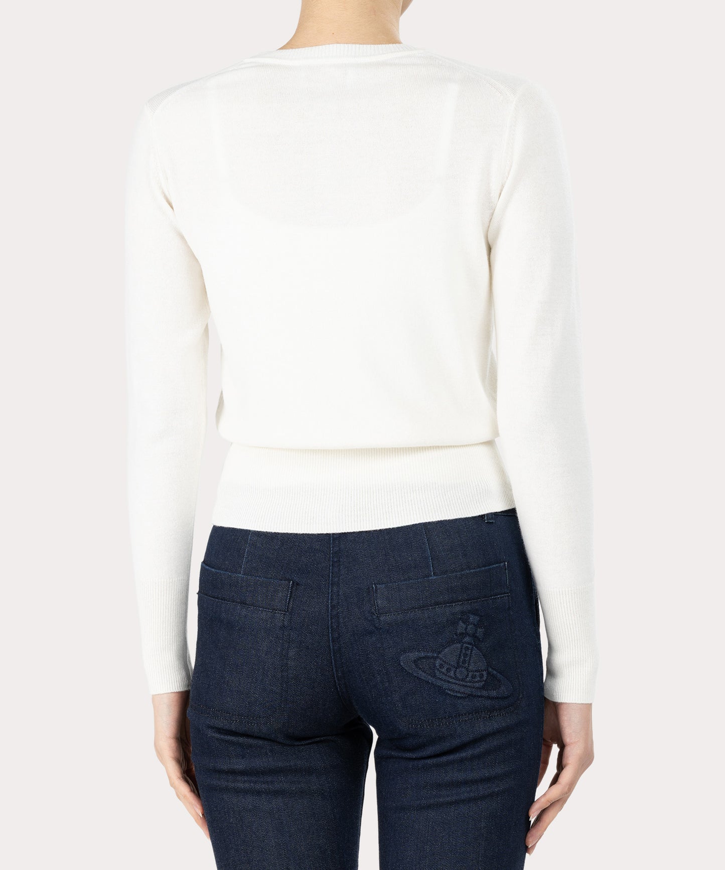 ウーレンベーシック クルーネックカーディガン