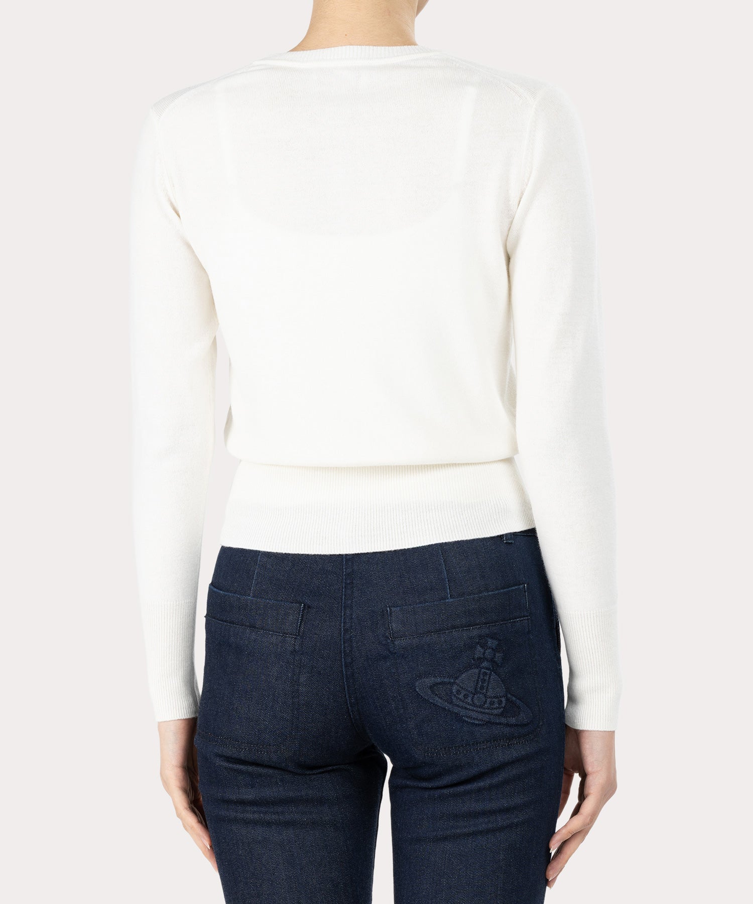 ウーレンベーシック クルーネックカーディガン