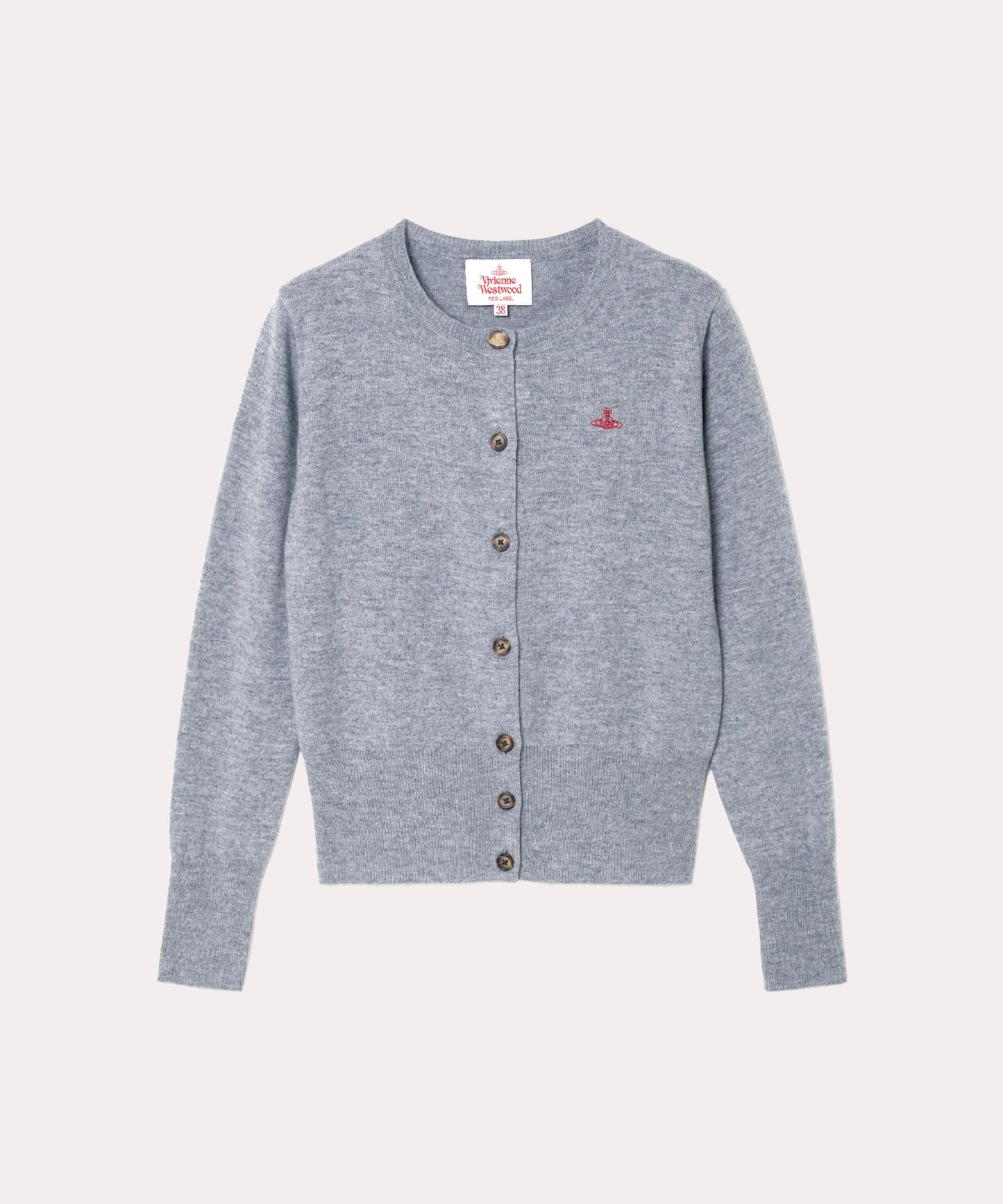 ウーレンベーシック クルーネックカーディガン