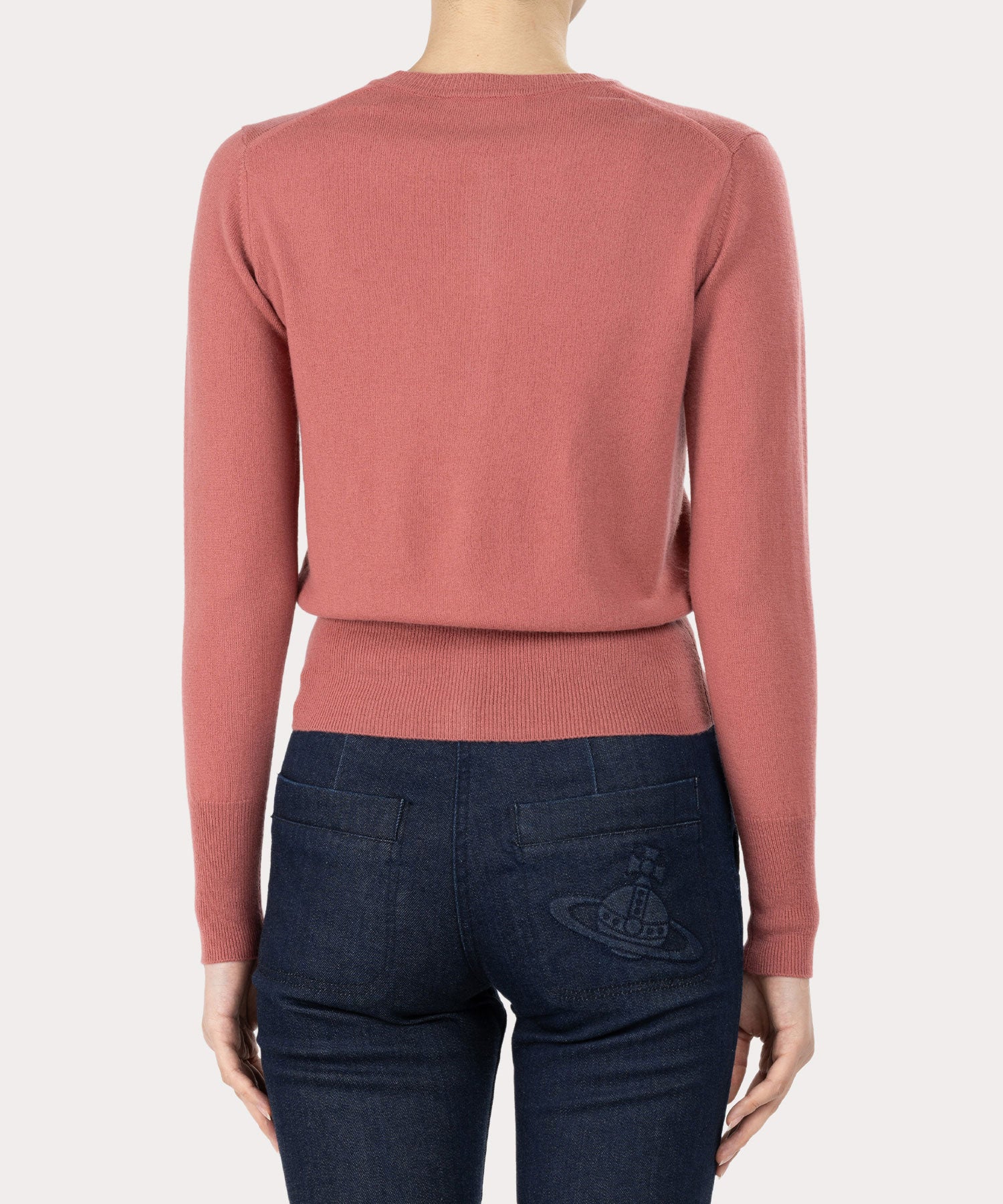 ウーレンベーシック クルーネックカーディガン