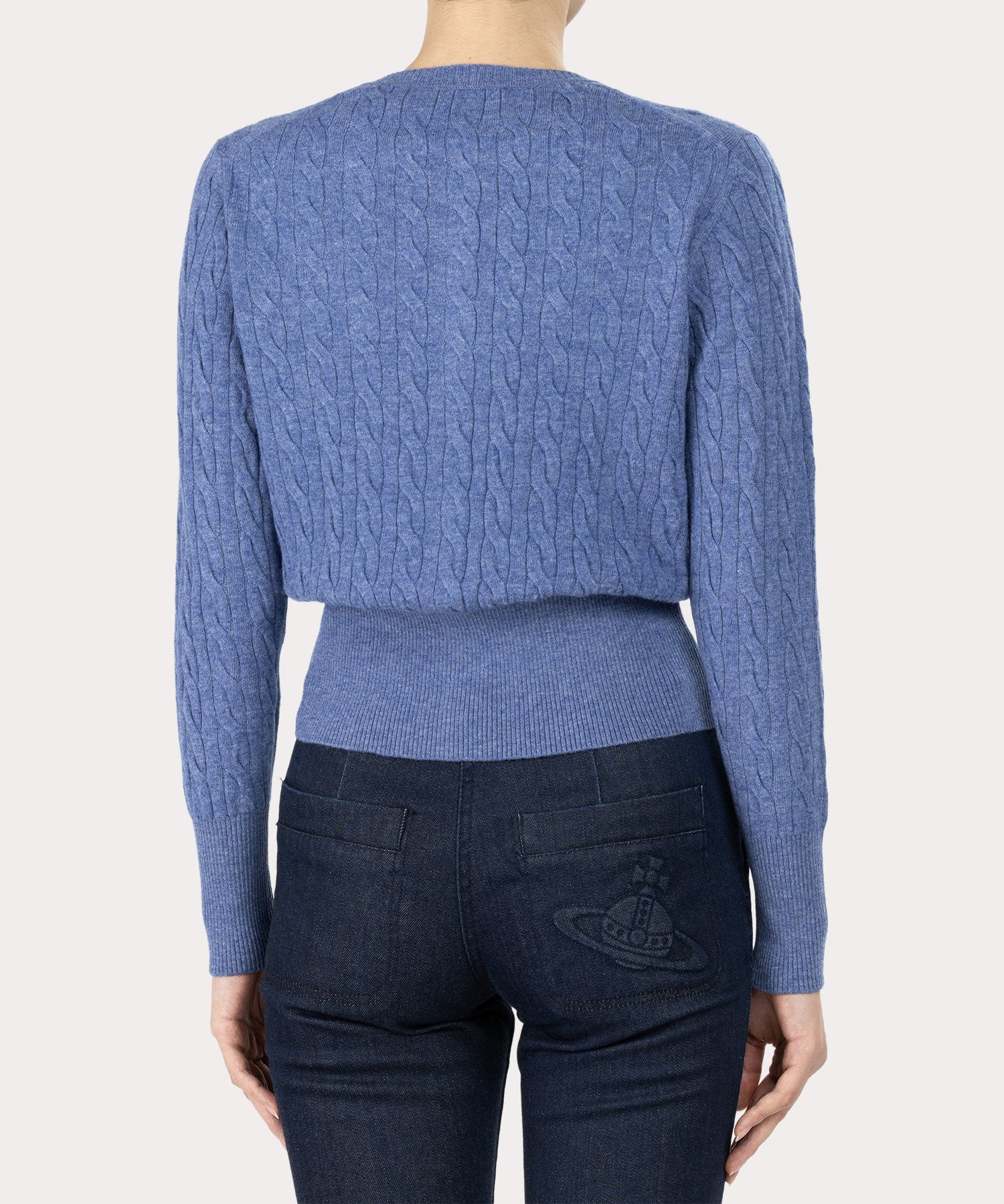 ヴィヴィアンウエストウッド ウーレンケーブルクルーネックカーディガン 現行品 ｳｰﾚﾝｹｰﾌﾞﾙｸﾙｰﾈｯｸｶｰﾃﾞｨｶﾞﾝ（カーディガン/ボレロ）｜Vivienne