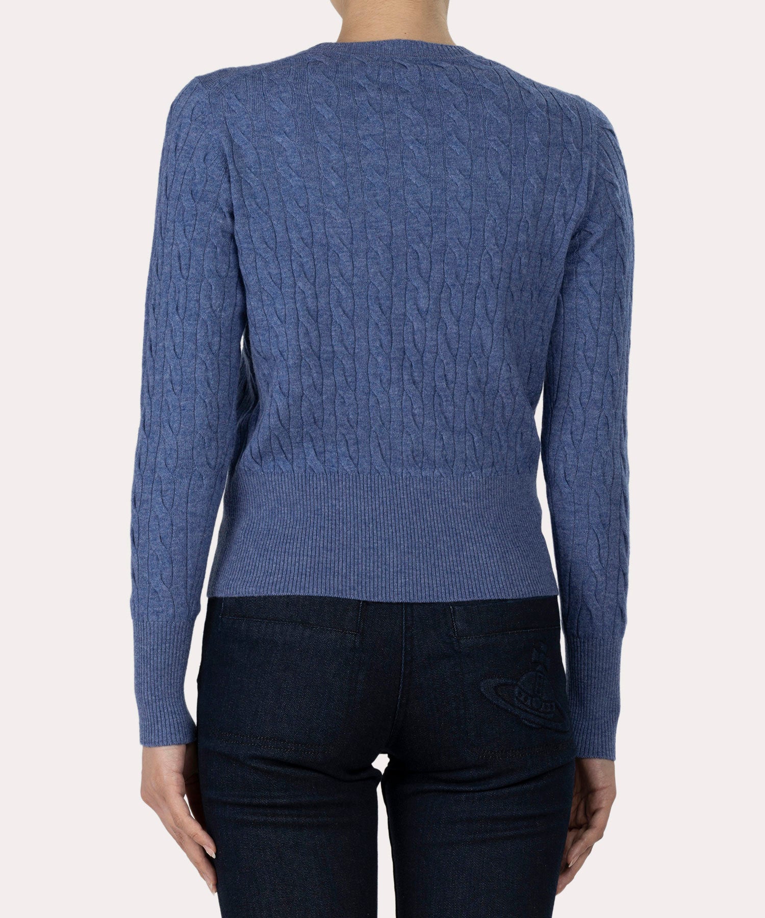 【Vivienne Westwood】ウーレンケーブルクルーネックカーディガン Vivienne Westwood - ヴィヴィアンウエストウッド ウーレン